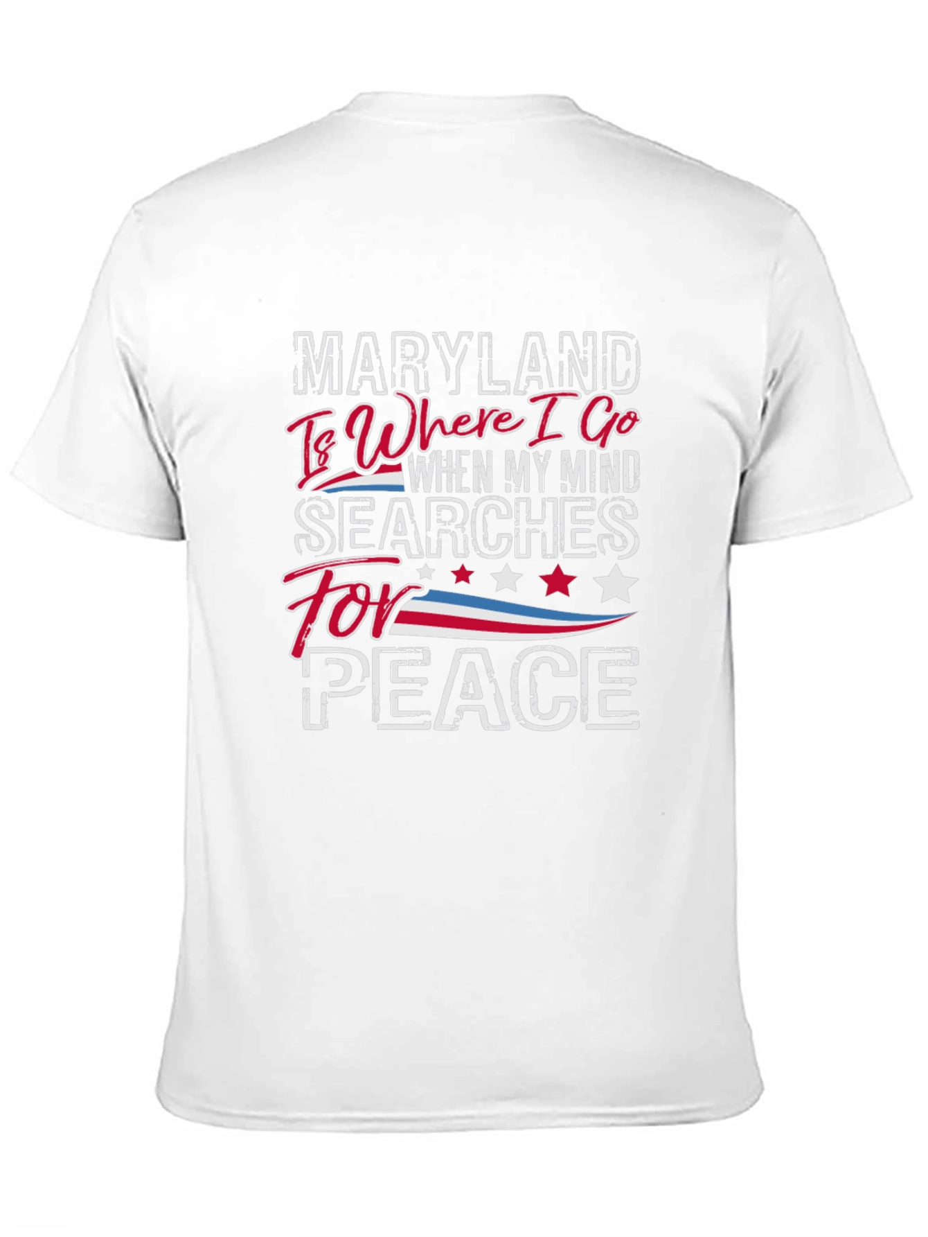 Maryland Peace T-Shirt - Where I Go Graphic Tee