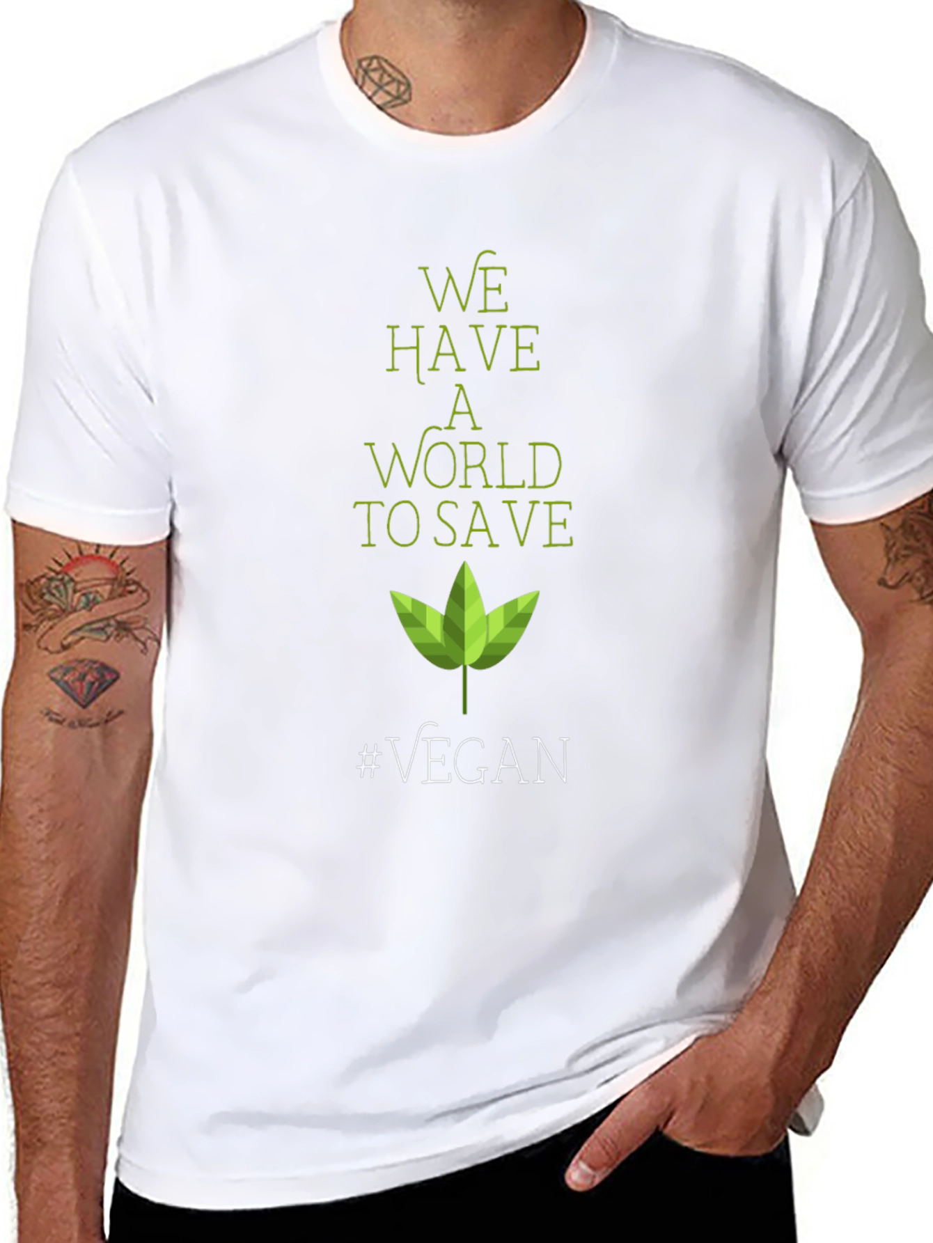 Eco-Friendly Vegan T-Shirt: Save the World