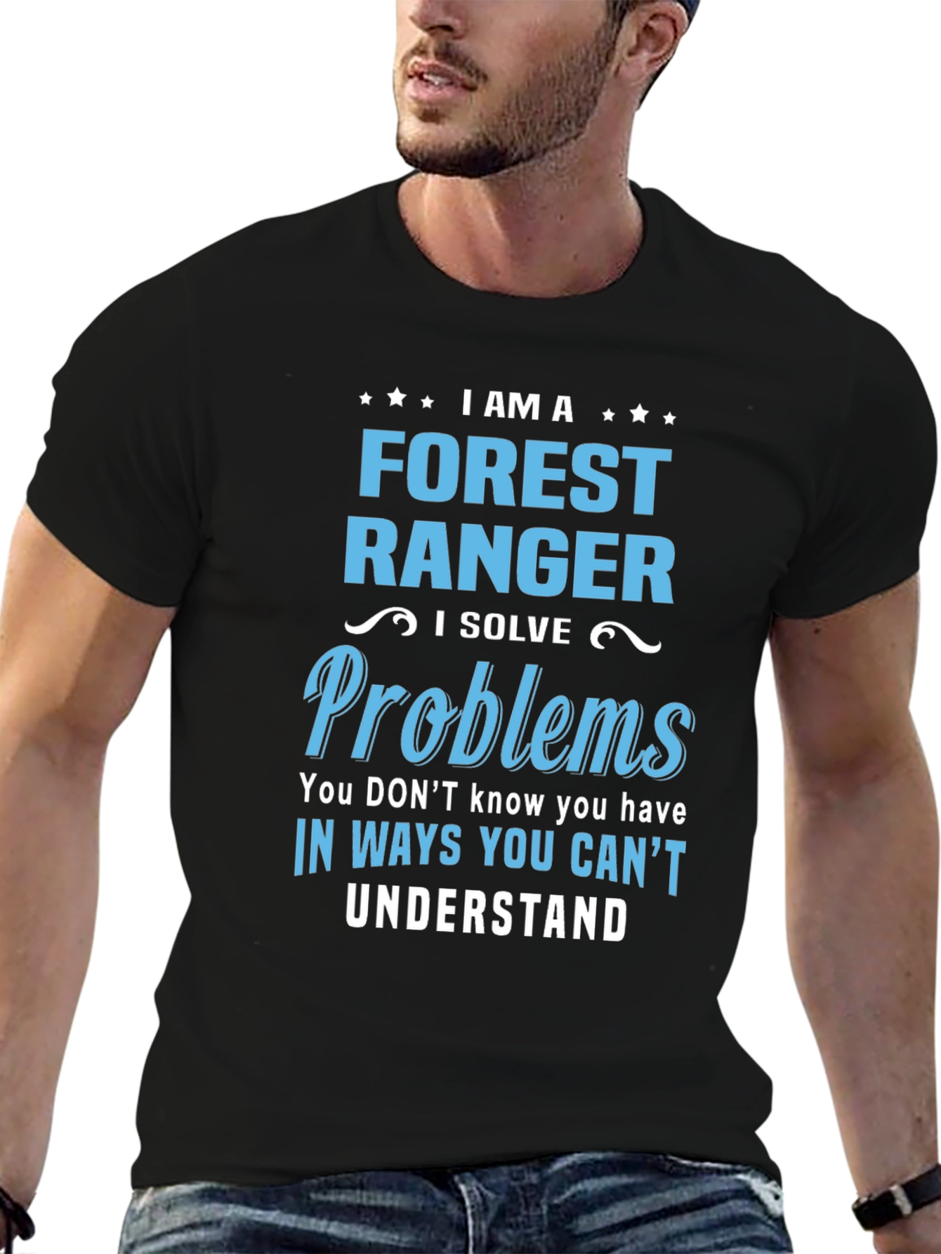 Forest Ranger Novelty Graphic T-Shirt