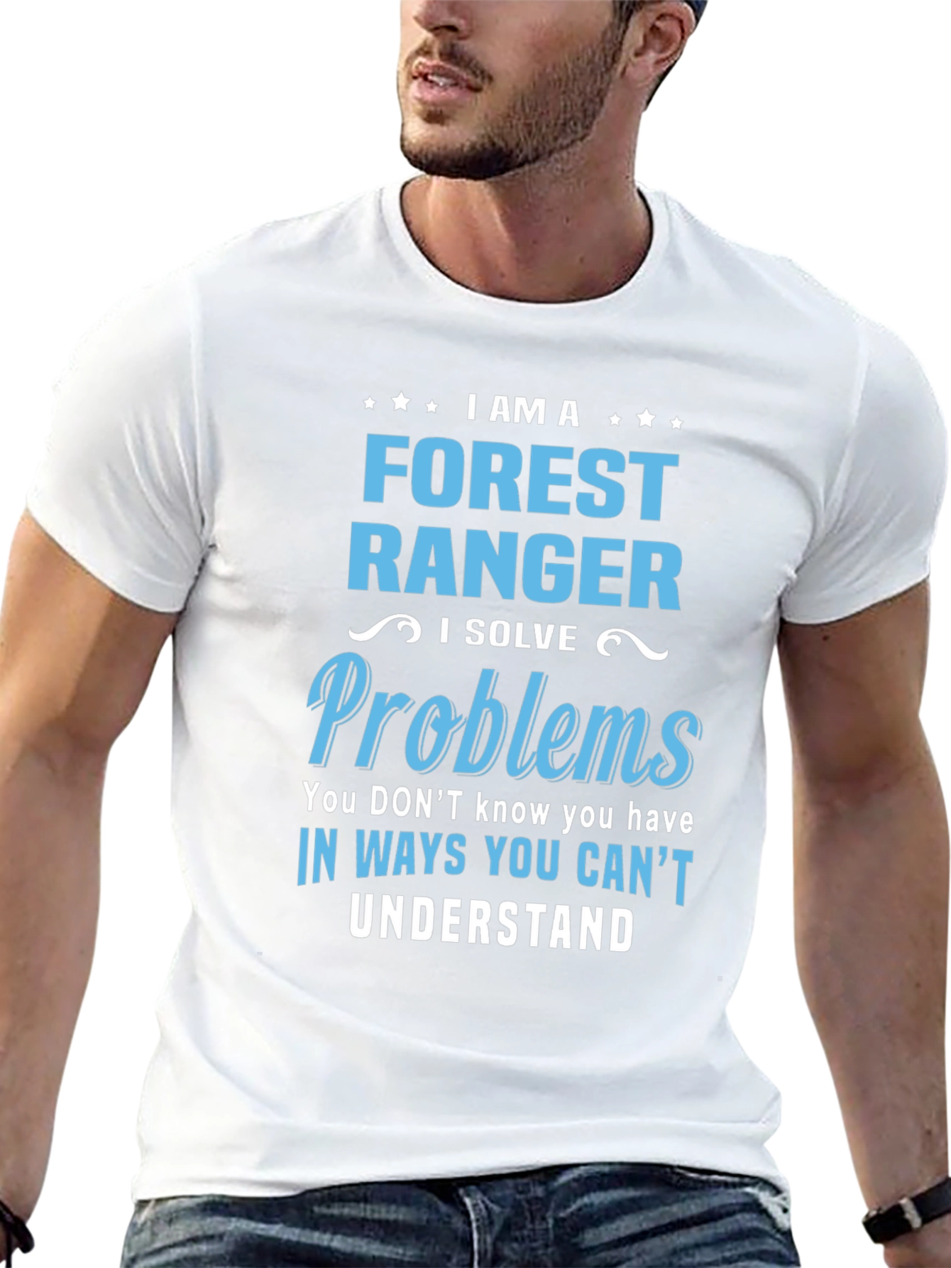 Forest Ranger Novelty Graphic T-Shirt