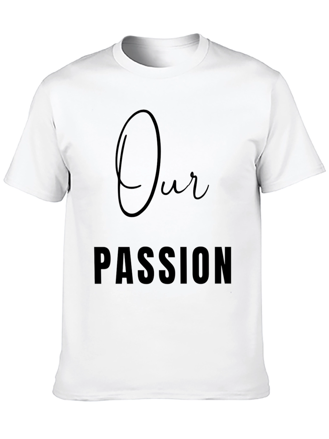 Our Passion Black T-Shirt