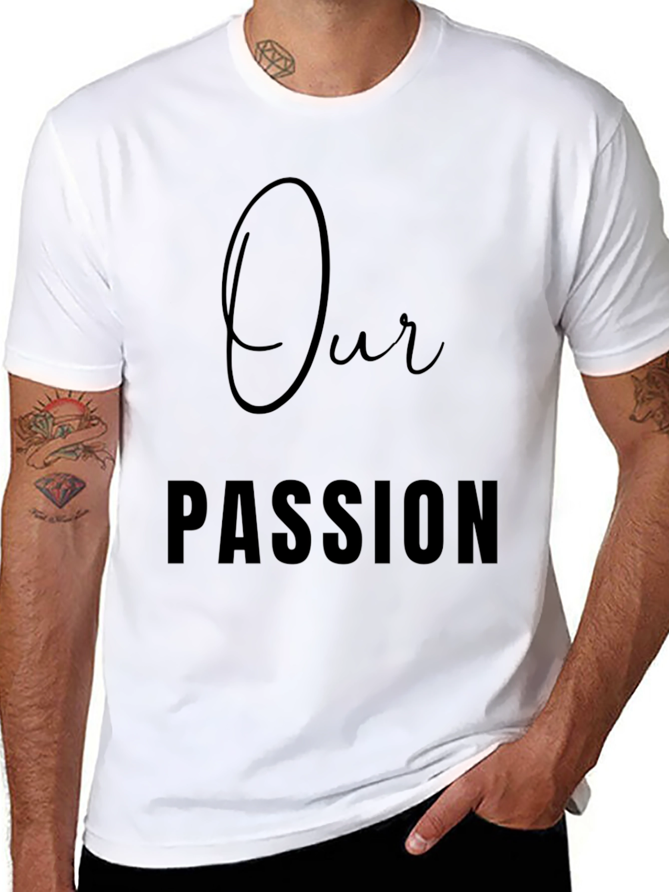 Our Passion Black T-Shirt