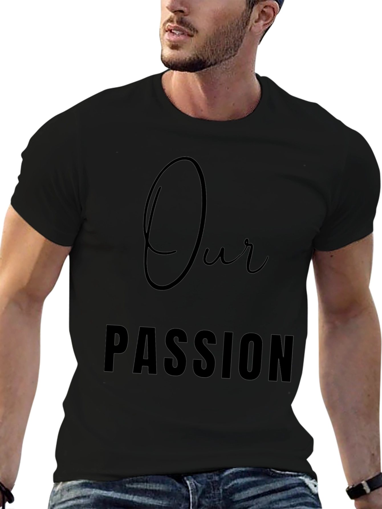 Our Passion Black T-Shirt