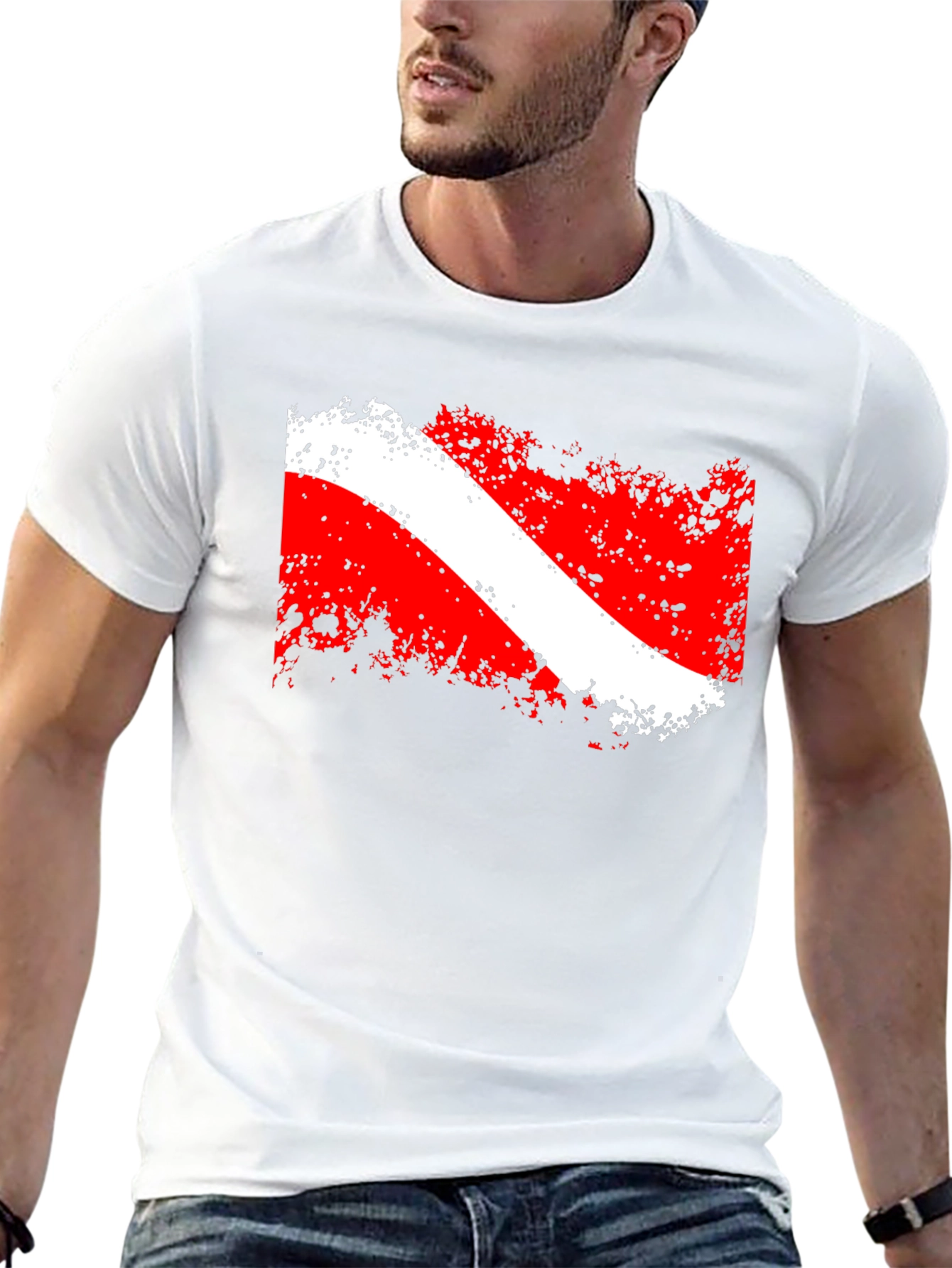 Diver Down Flag Graphic Tee