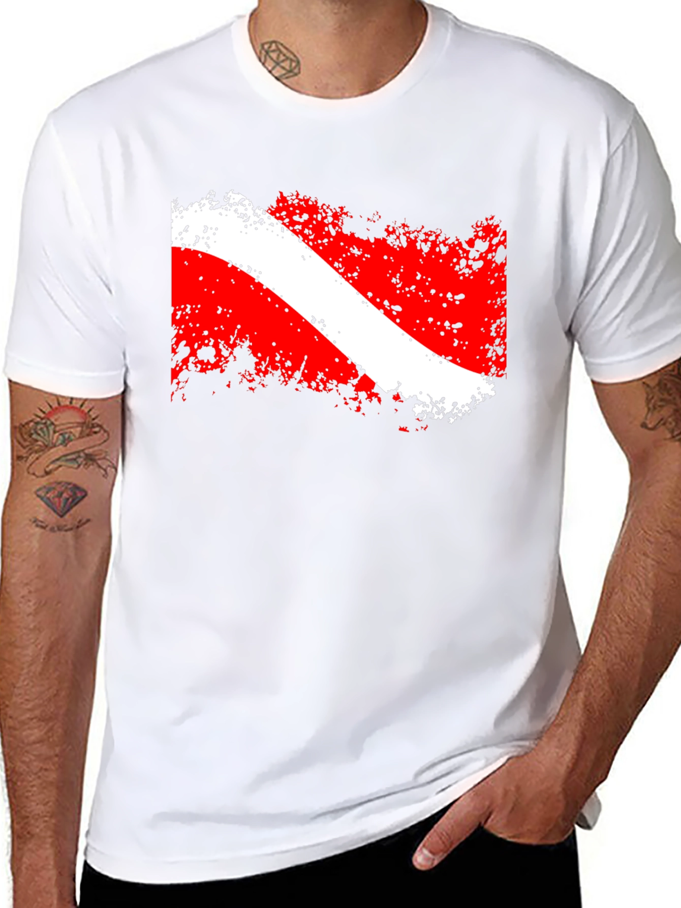 Diver Down Flag Graphic Tee