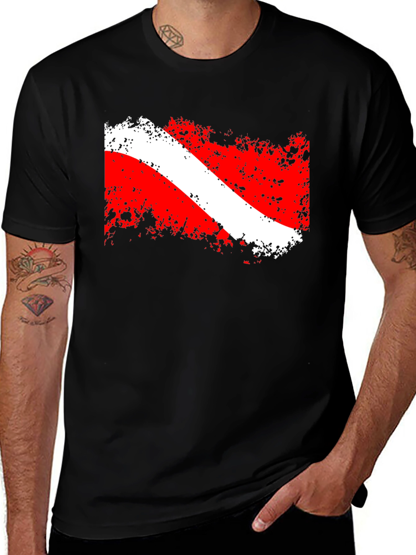 Diver Down Flag Graphic Tee