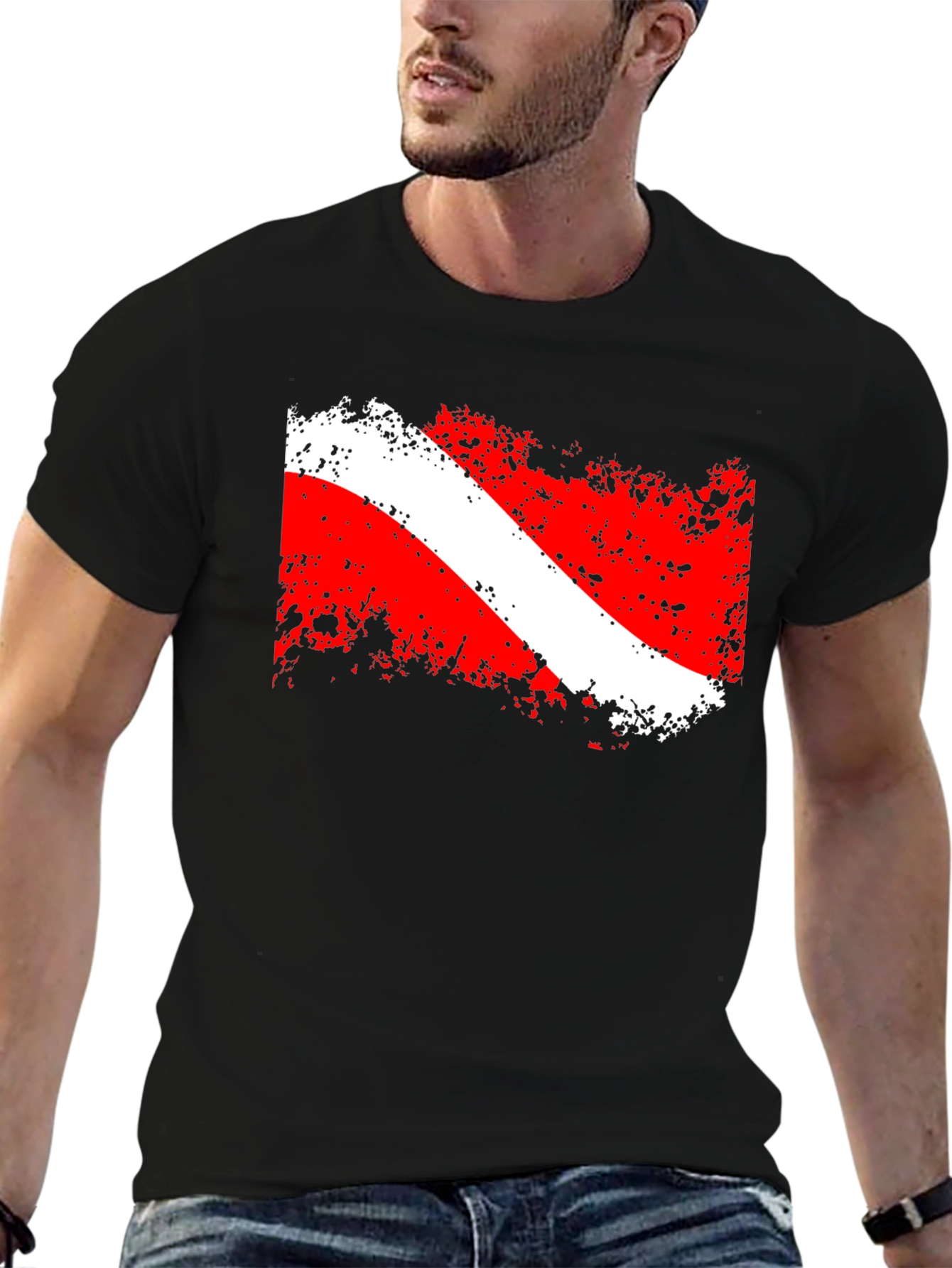 Diver Down Flag Graphic Tee