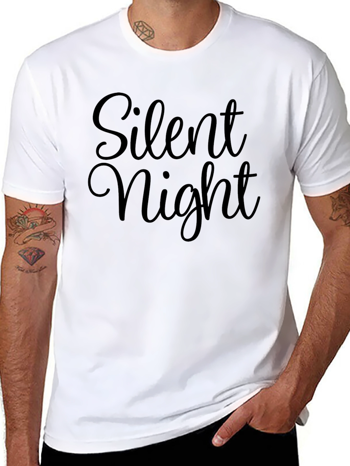 Silent Night Graphic T-Shirt | Soft Cotton Tee