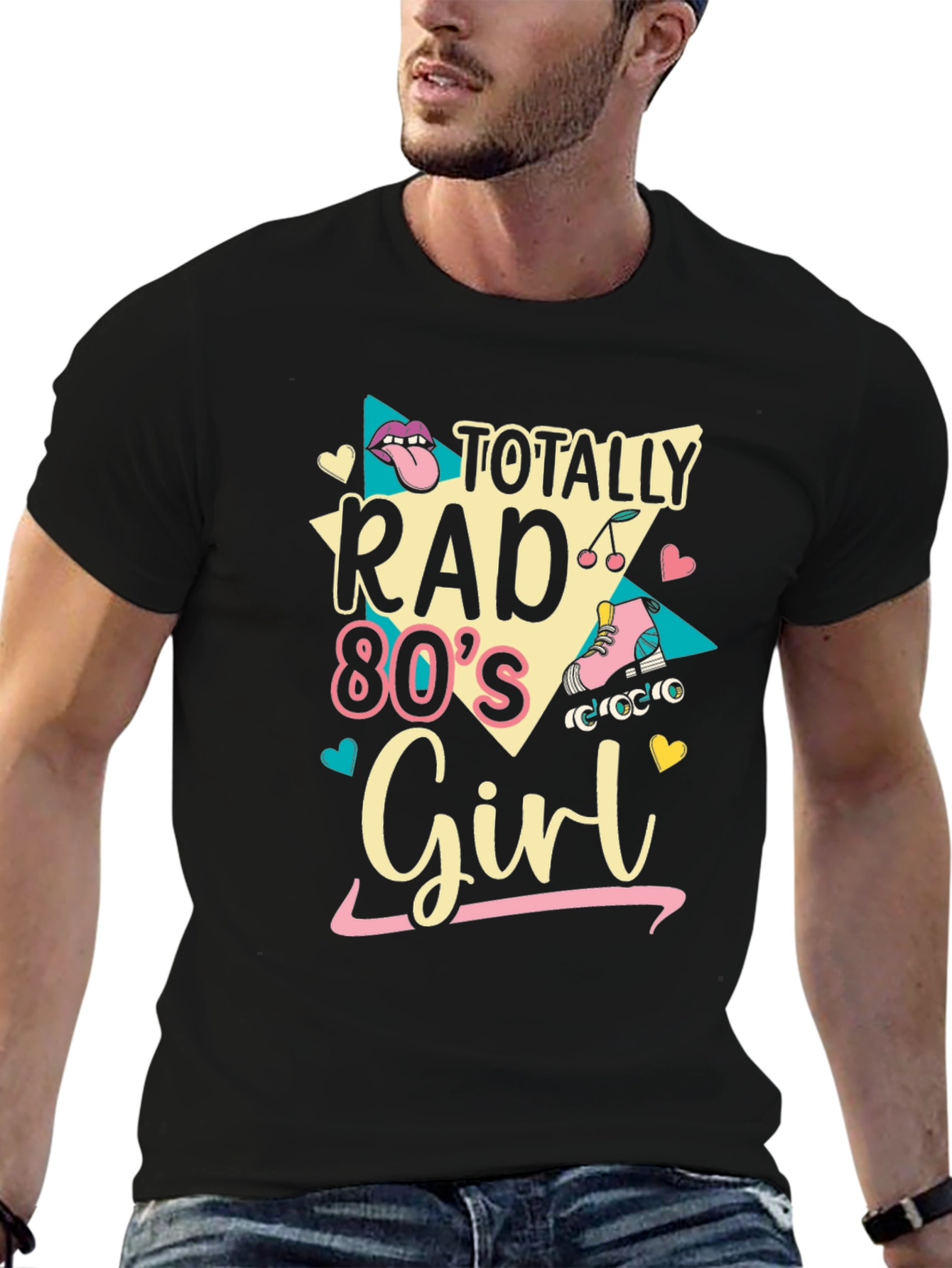 Totally Rad 80s Girl T-Shirt