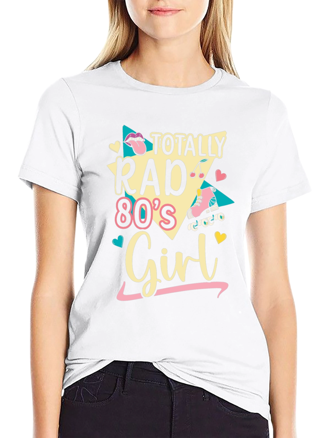 Totally Rad 80s Girl T-Shirt
