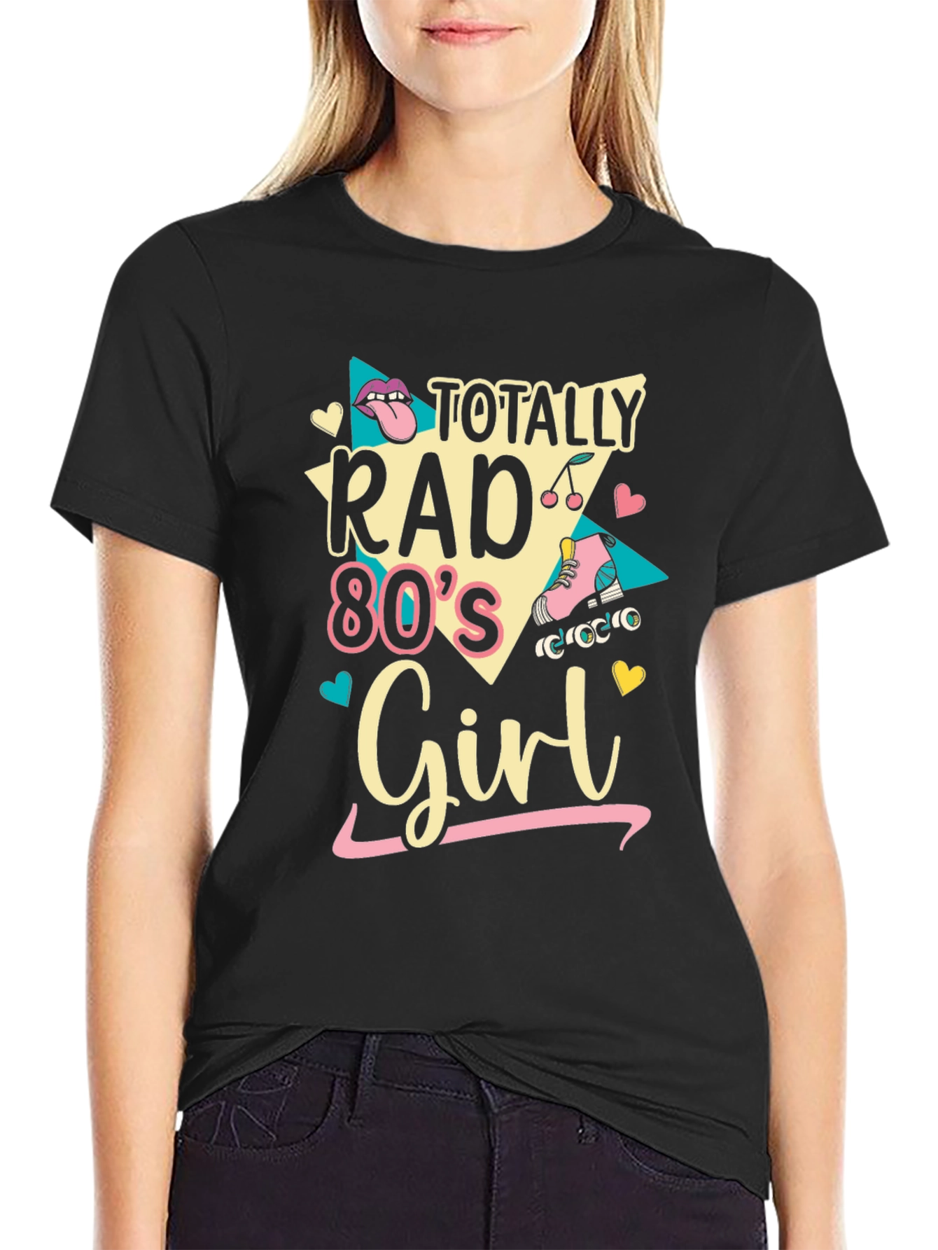 Totally Rad 80s Girl T-Shirt