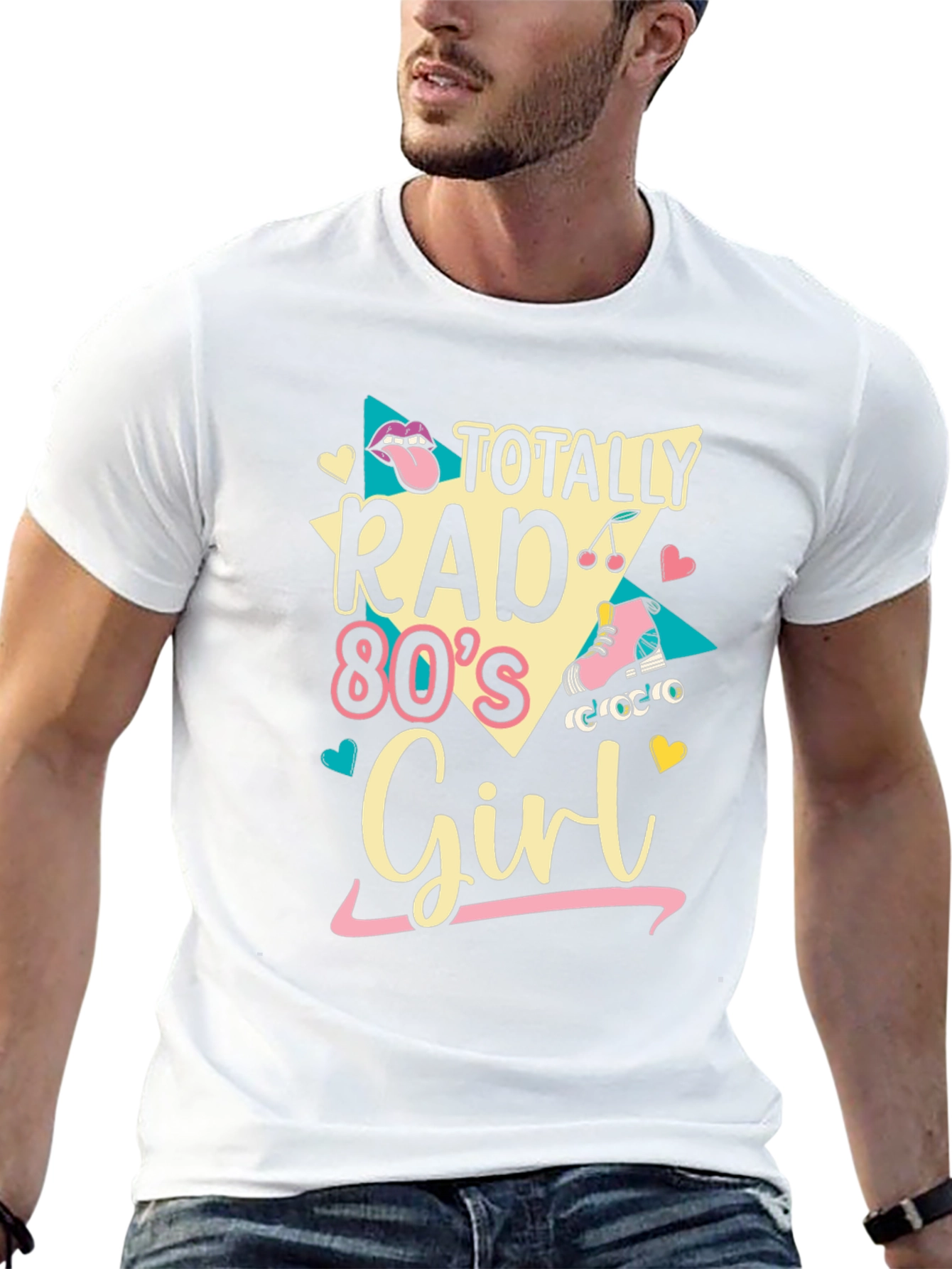 Totally Rad 80s Girl T-Shirt