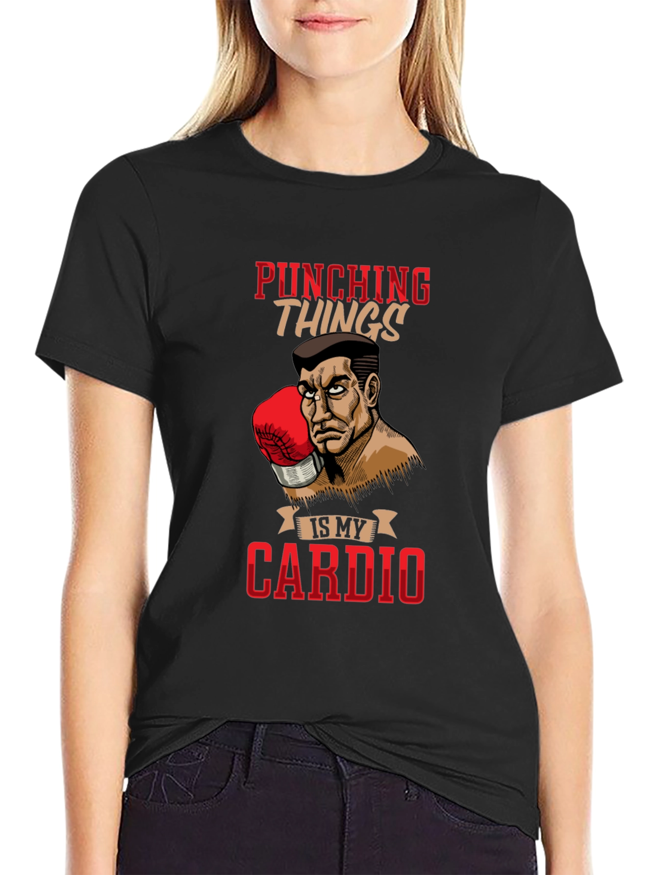 Punching Things Is My Cardio T-Shirt