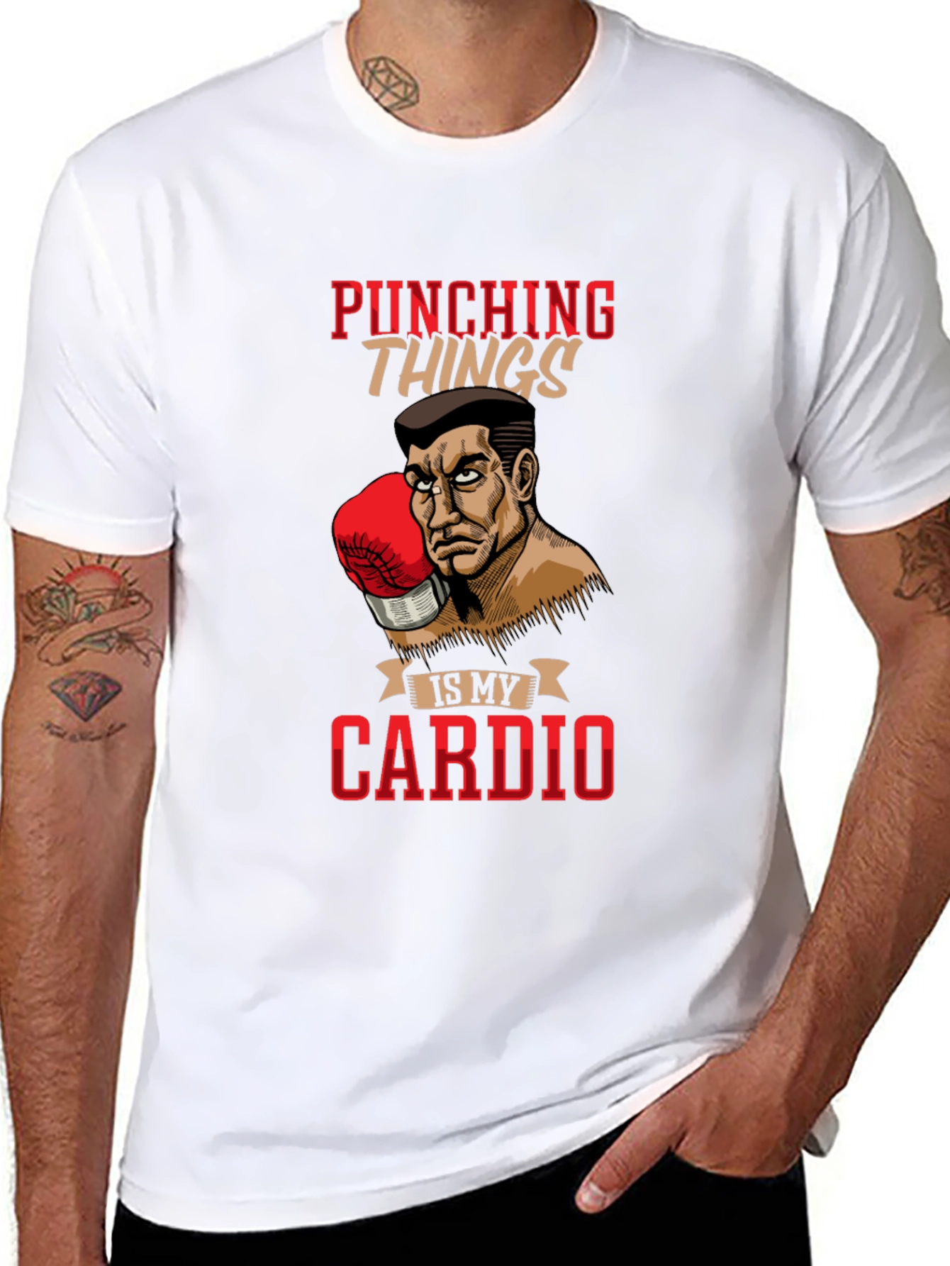 Punching Things Is My Cardio T-Shirt