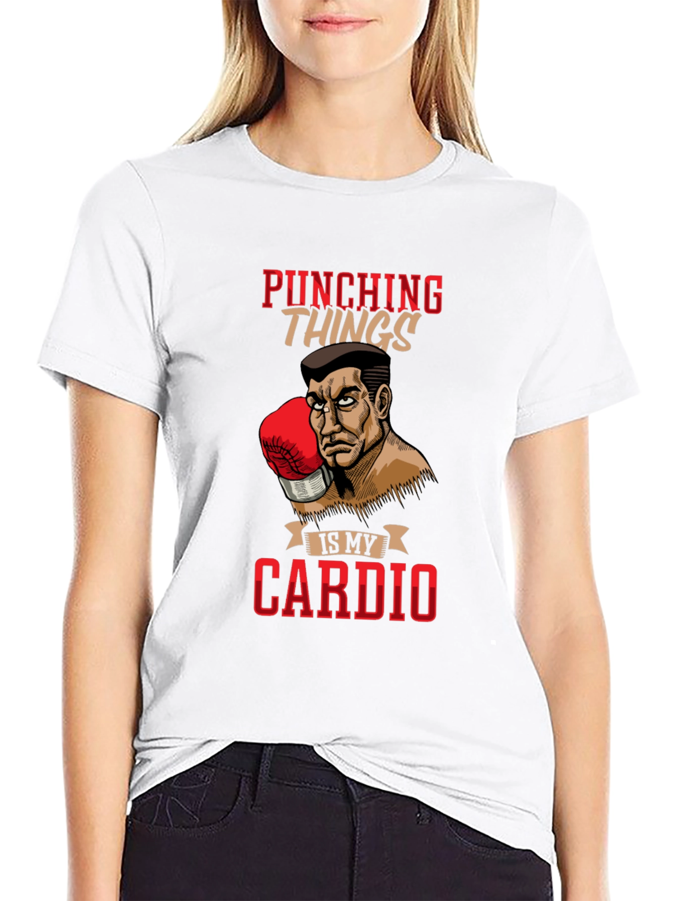 Punching Things Is My Cardio T-Shirt