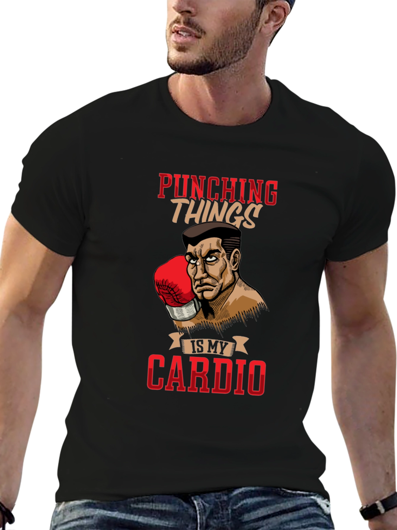 Punching Things Is My Cardio T-Shirt