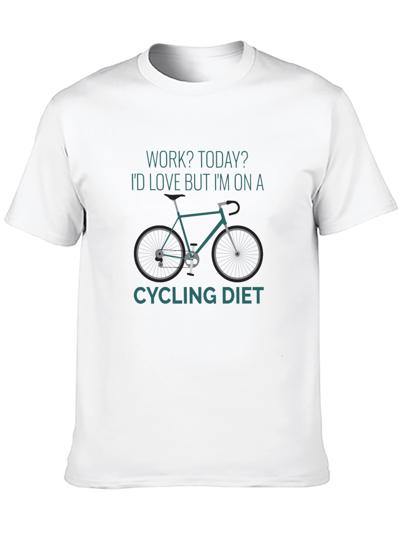Cycling Diet Graphic Tee - Black
