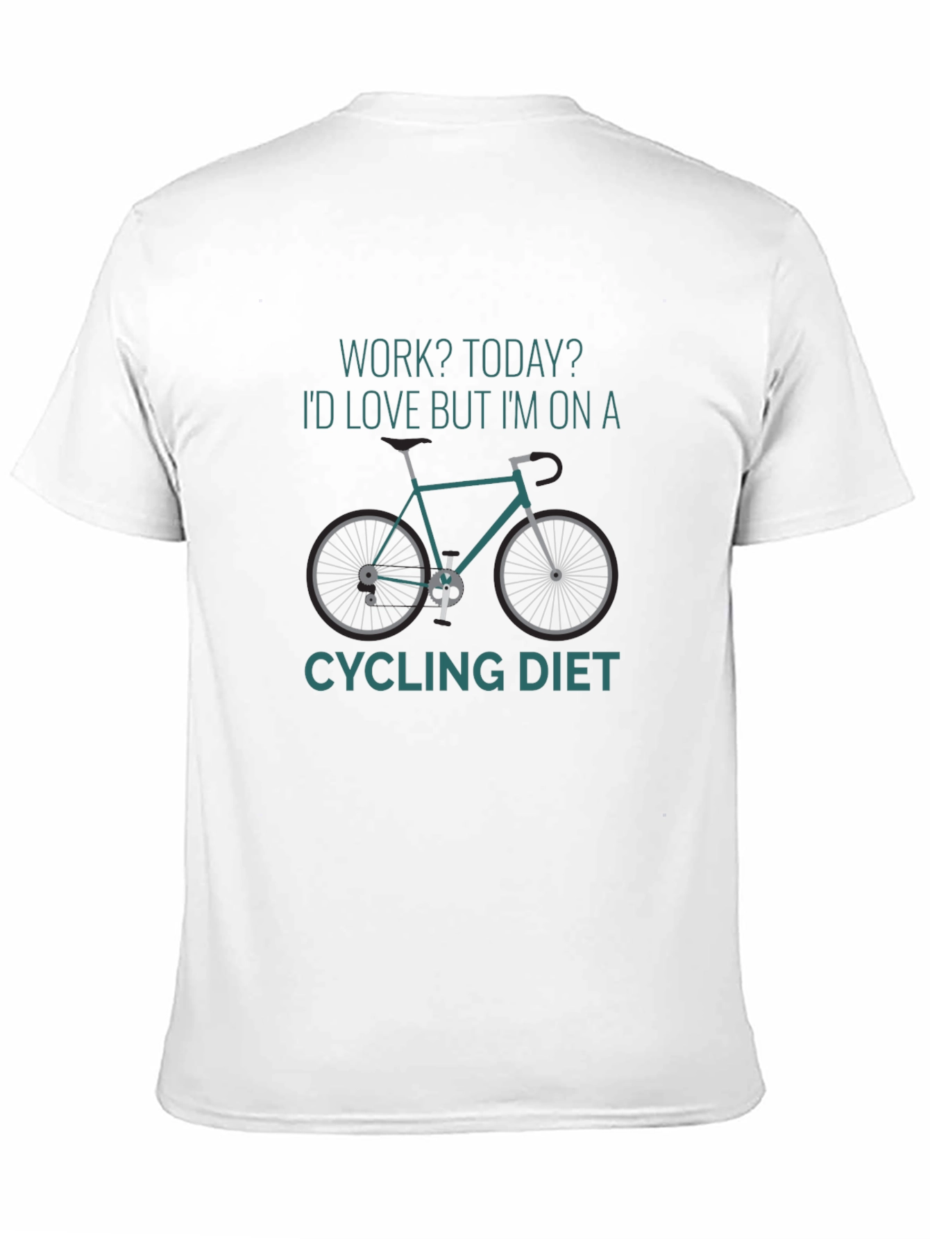 Cycling Diet Graphic Tee - Black