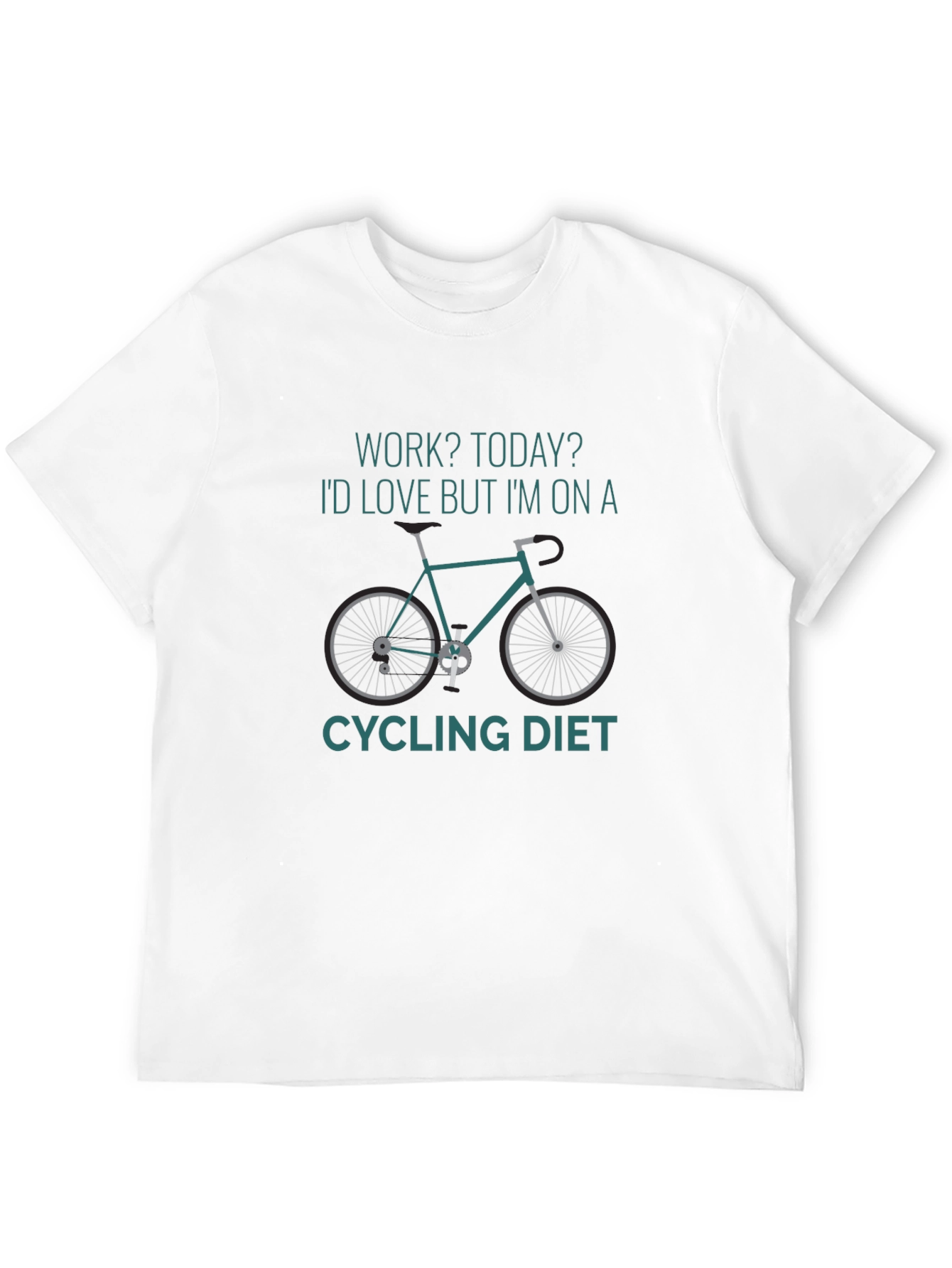 Cycling Diet Graphic Tee - Black