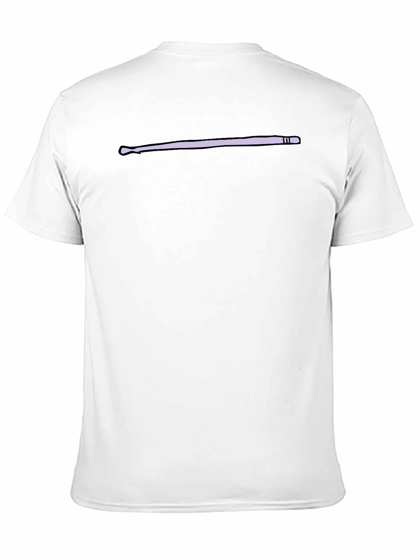 Minimalist Drumstick Graphic T-Shirt