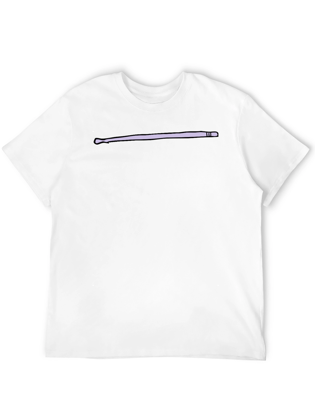 Minimalist Drumstick Graphic T-Shirt