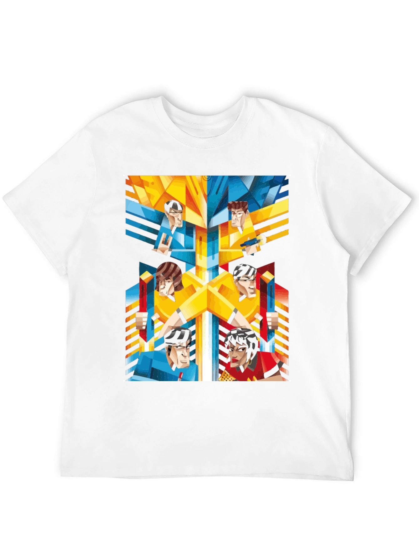 Abstract Justice League Graphic Tee