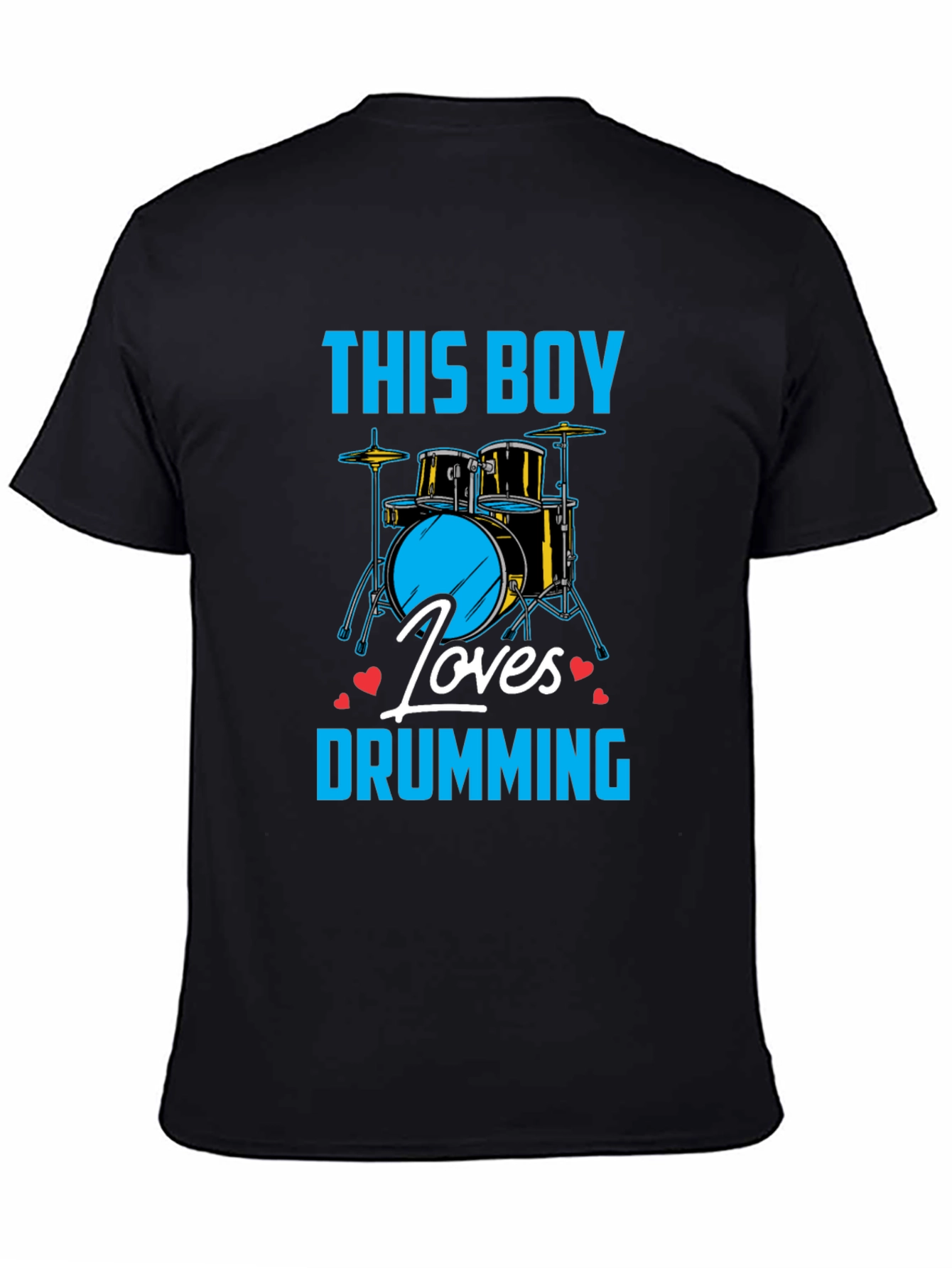 This Boy Loves Drumming Graphic Tee