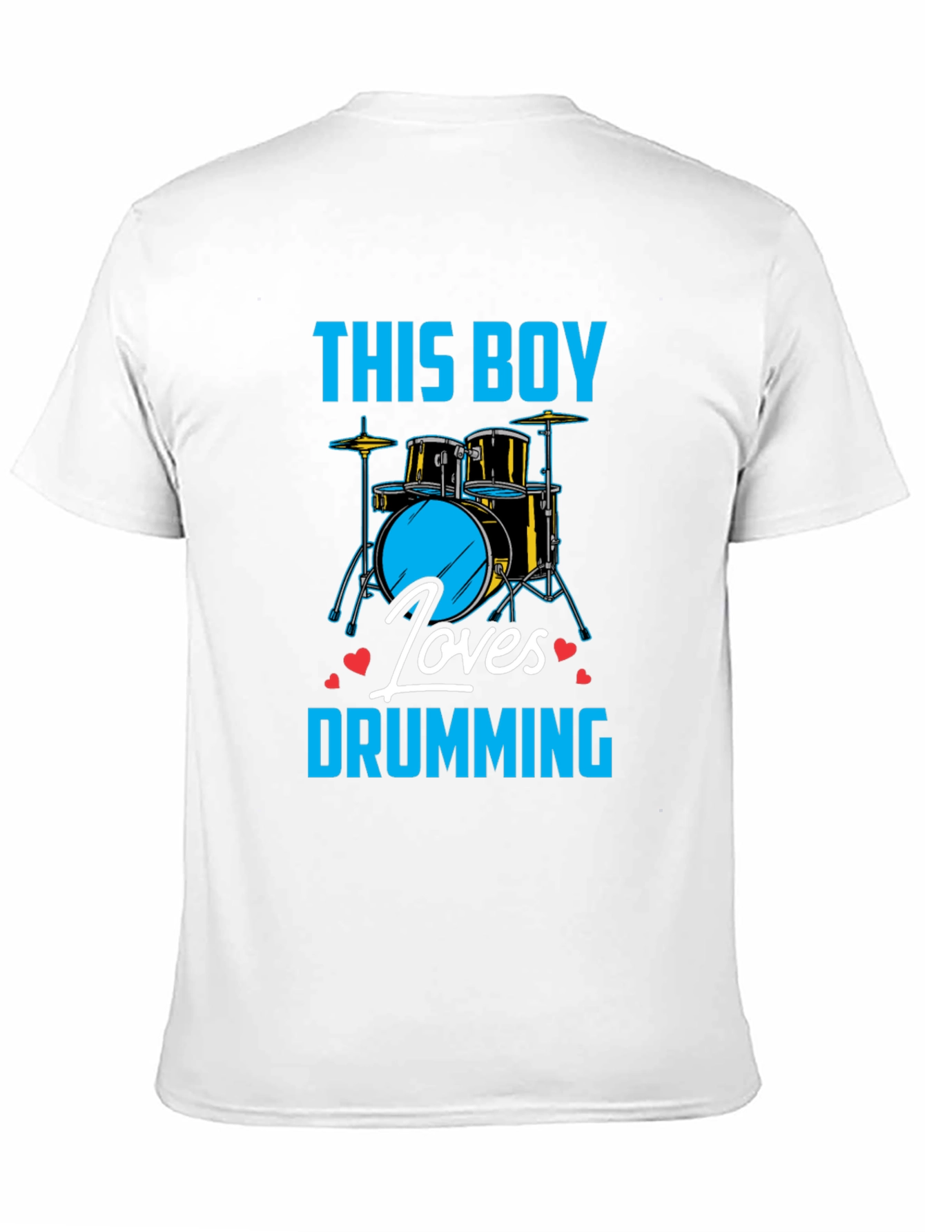 This Boy Loves Drumming Graphic Tee