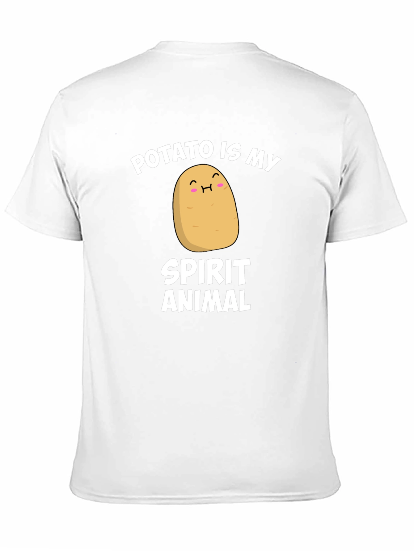 Potato Spirit Animal Graphic T-Shirt - Funny & Comfy!