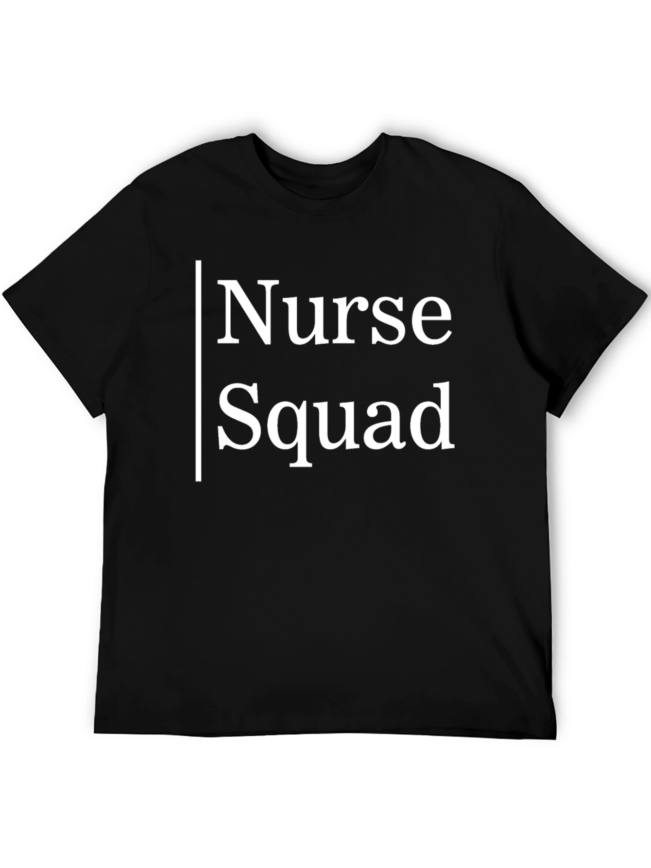 Nurse Squad Graphic T-Shirt - Black