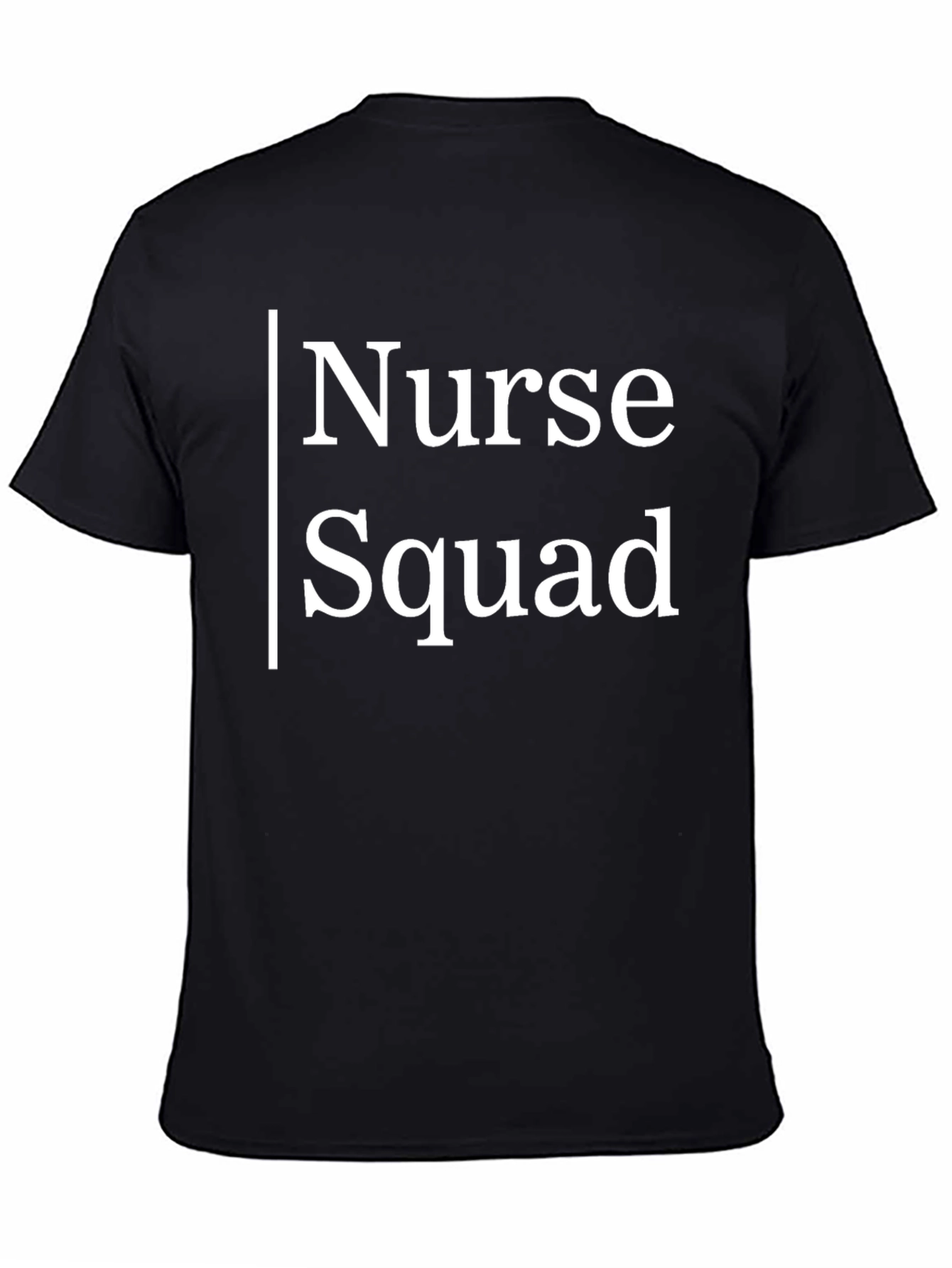 Nurse Squad Graphic T-Shirt - Black