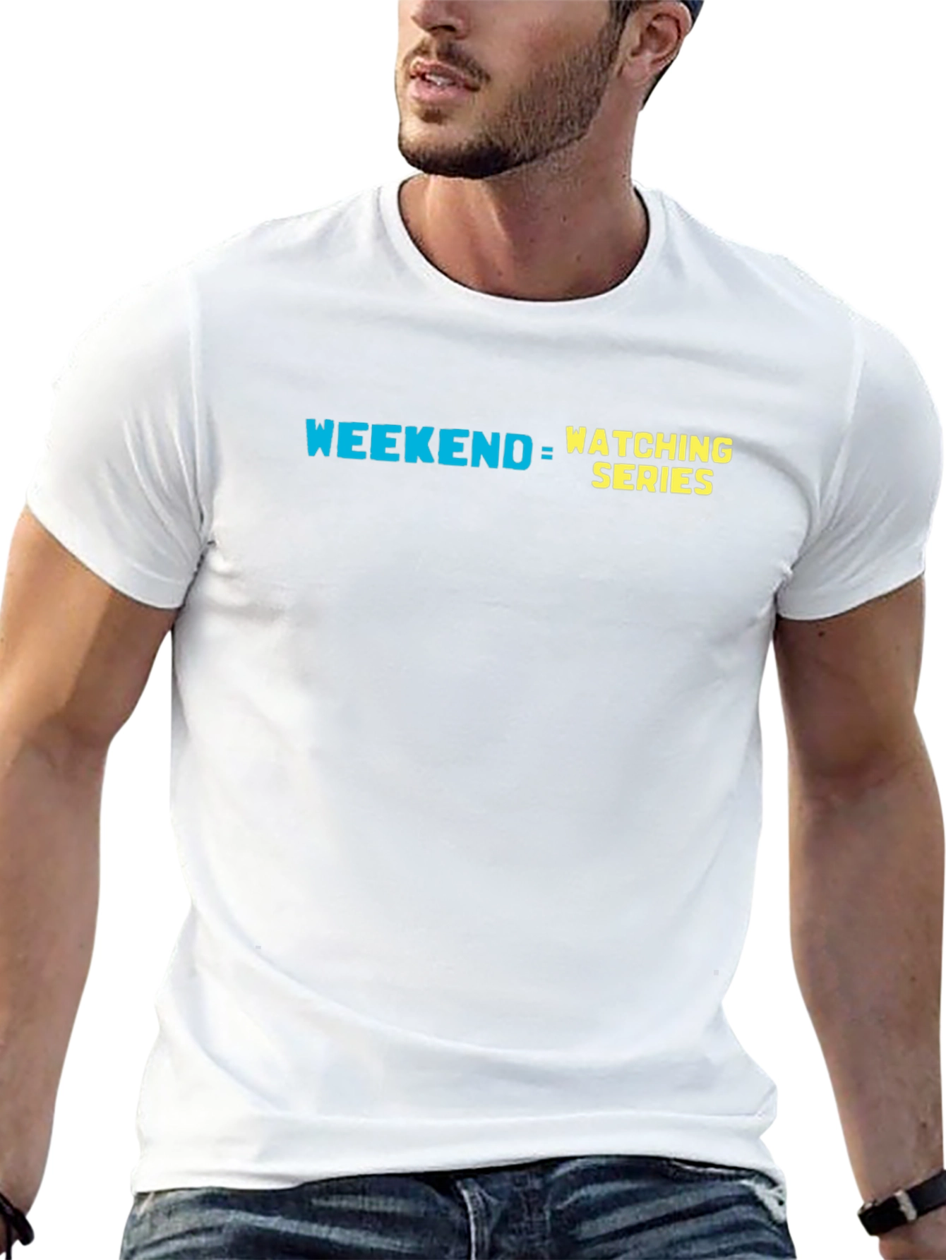 Weekend Watching Series T-Shirt - Comfy Black Tee