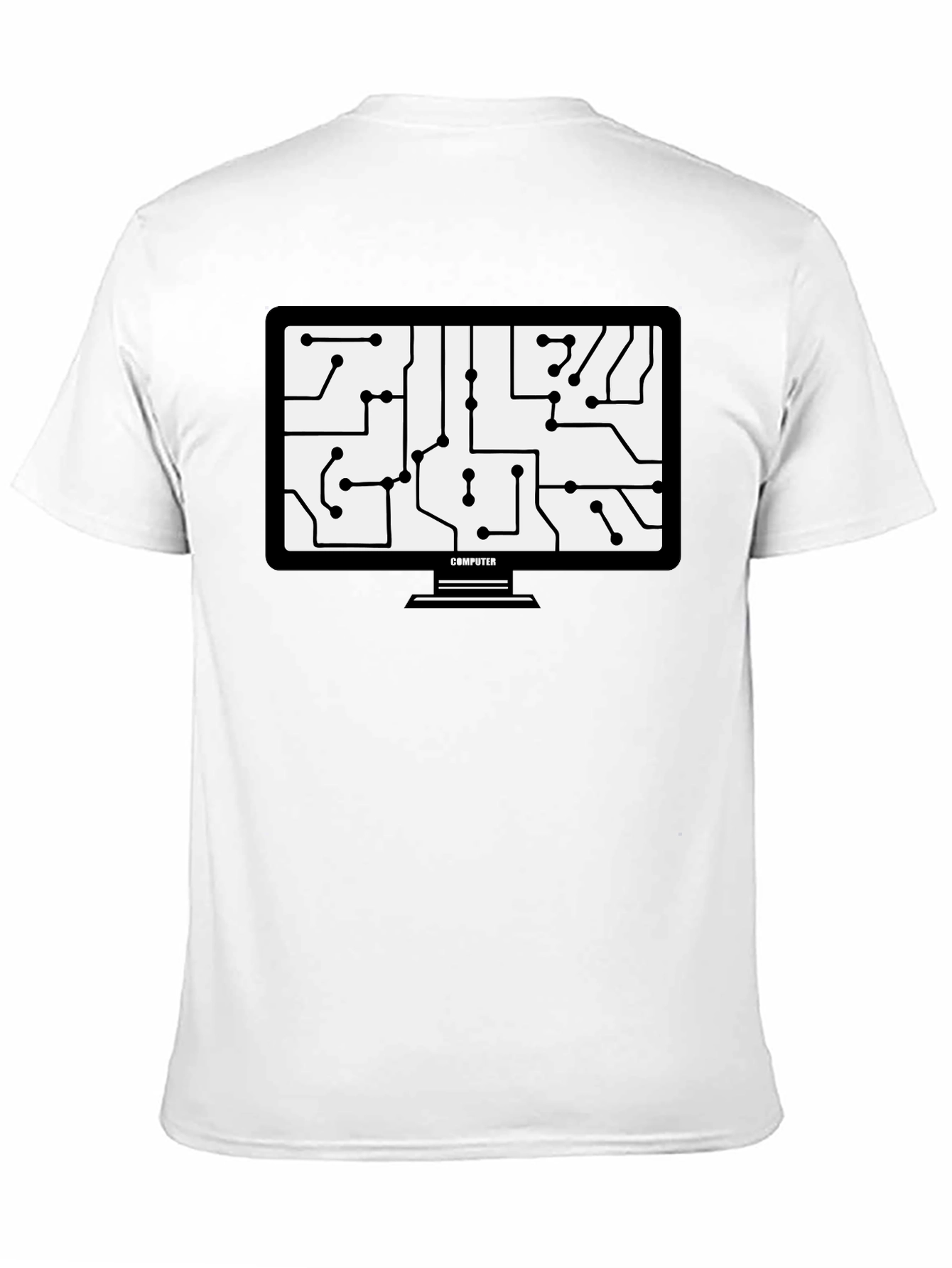Circuit Board Computer T-Shirt - Tech Geek Style