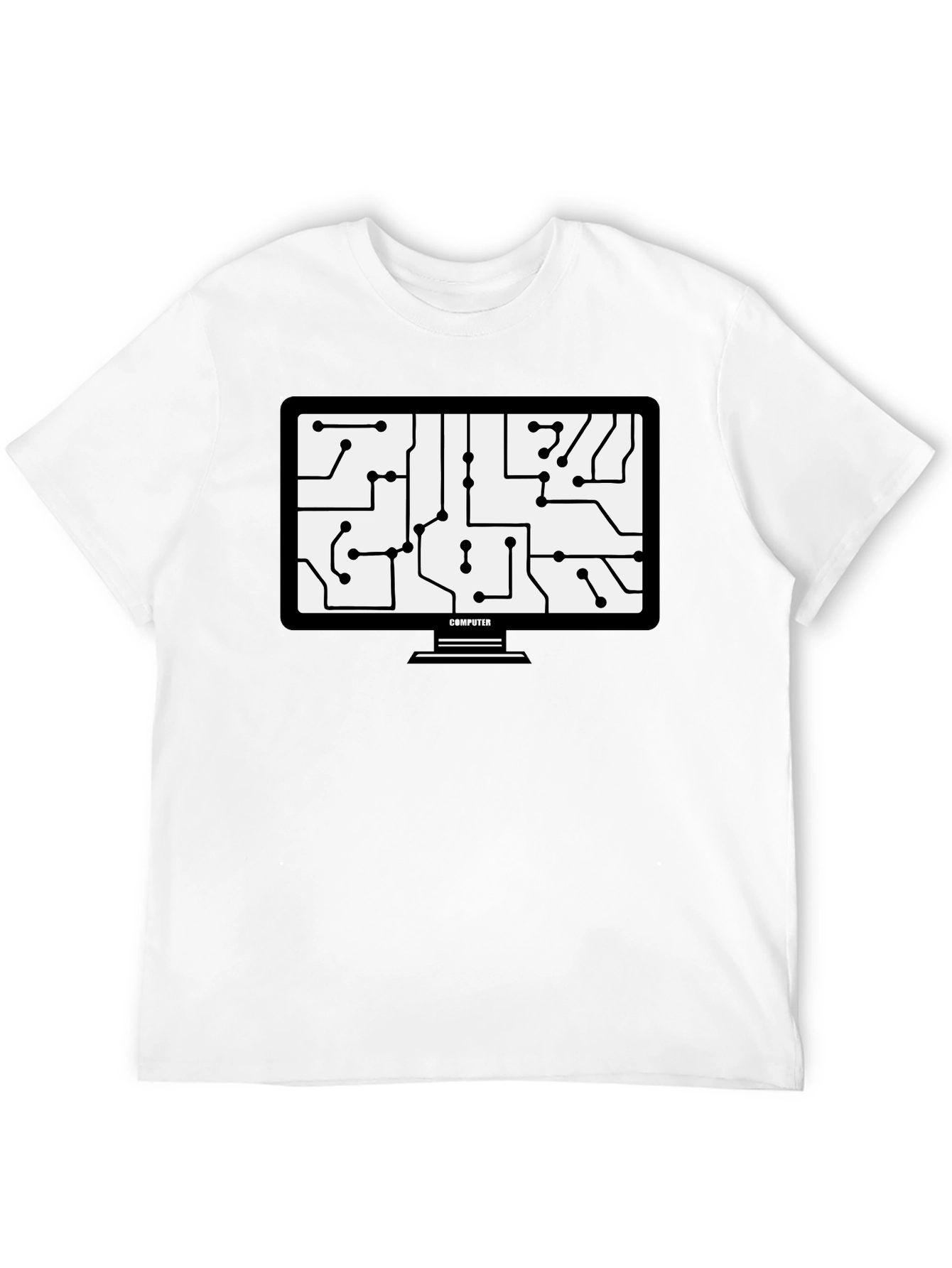 Circuit Board Computer T-Shirt - Tech Geek Style