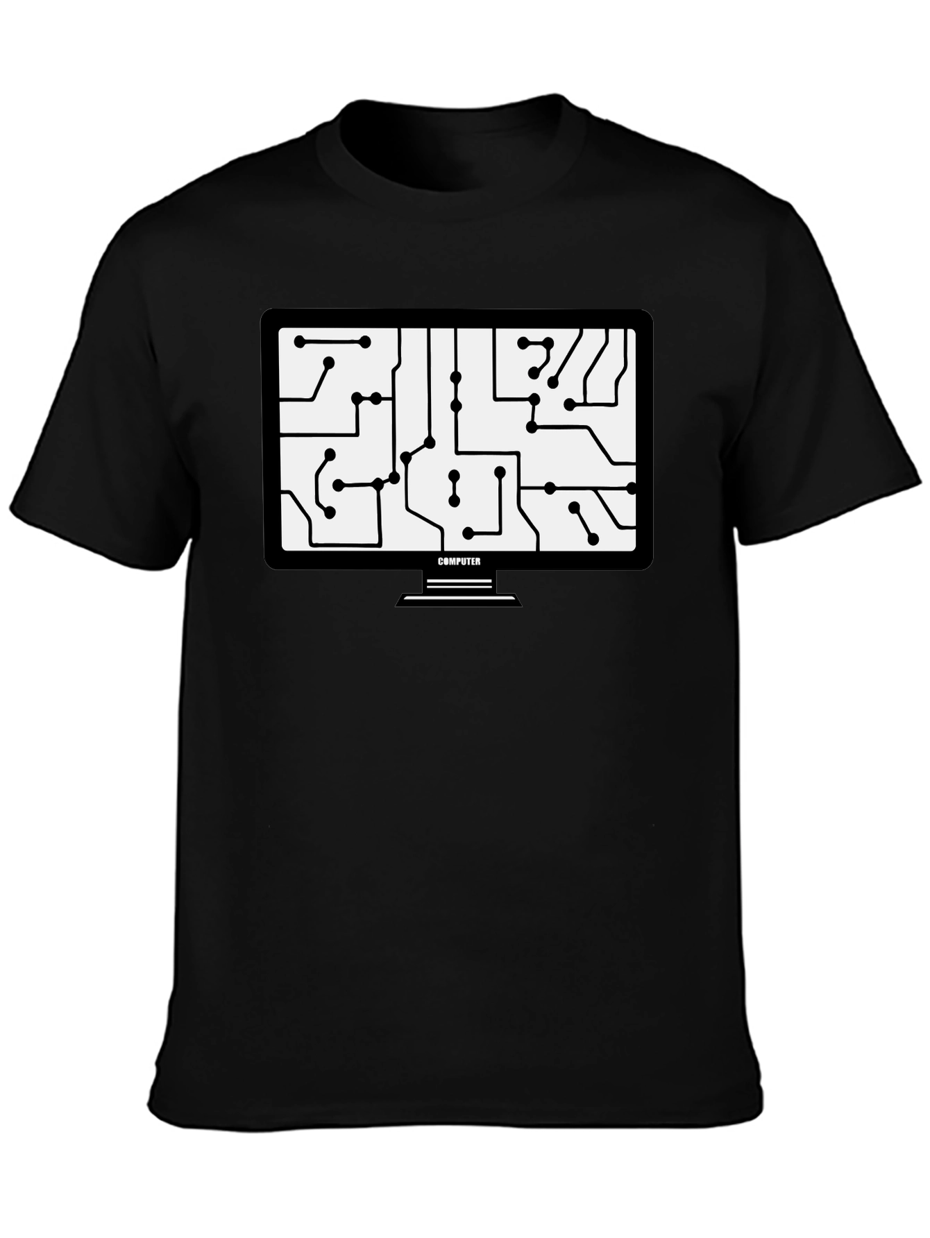 Circuit Board Computer T-Shirt - Tech Geek Style