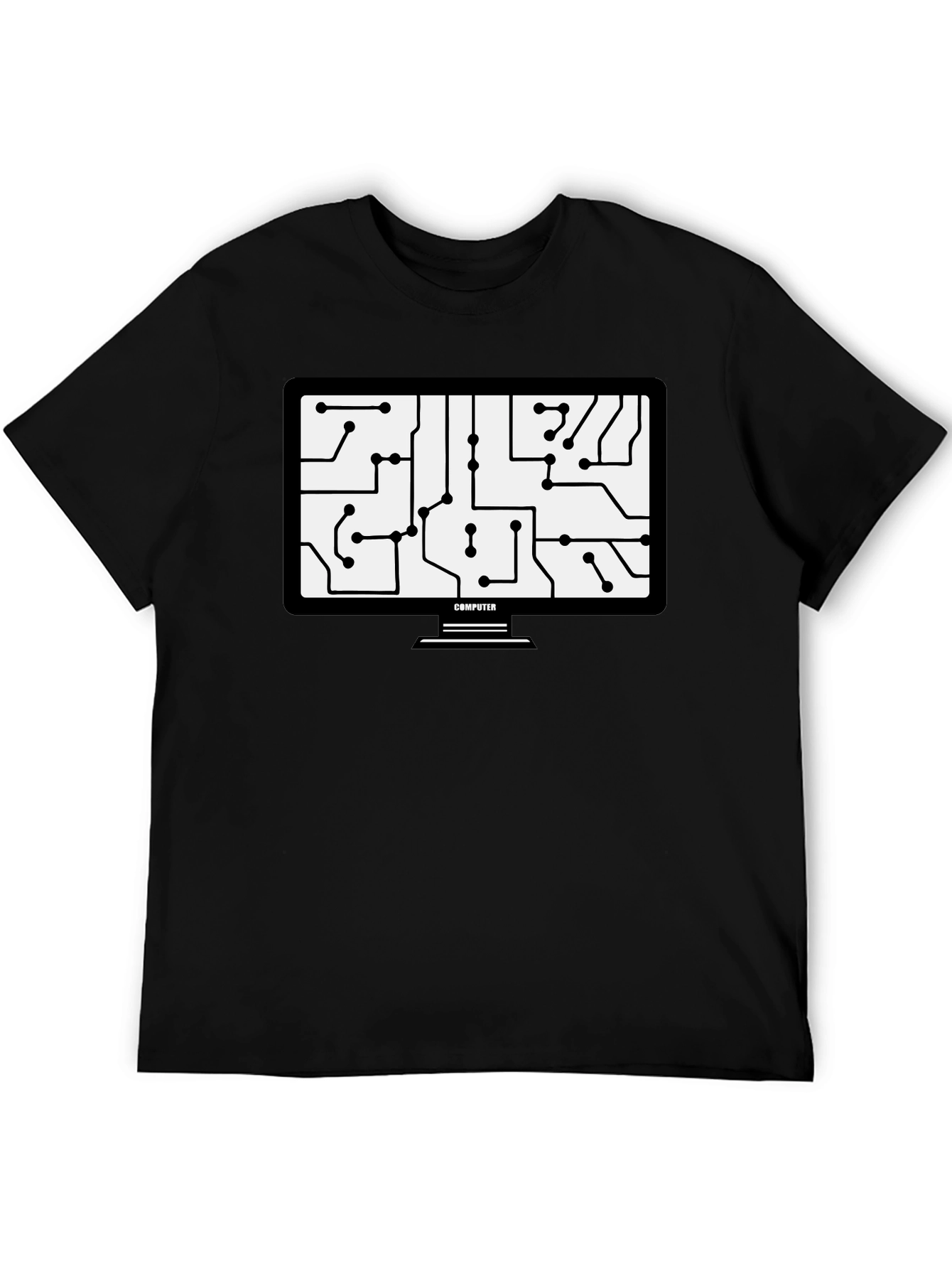 Circuit Board Computer T-Shirt - Tech Geek Style