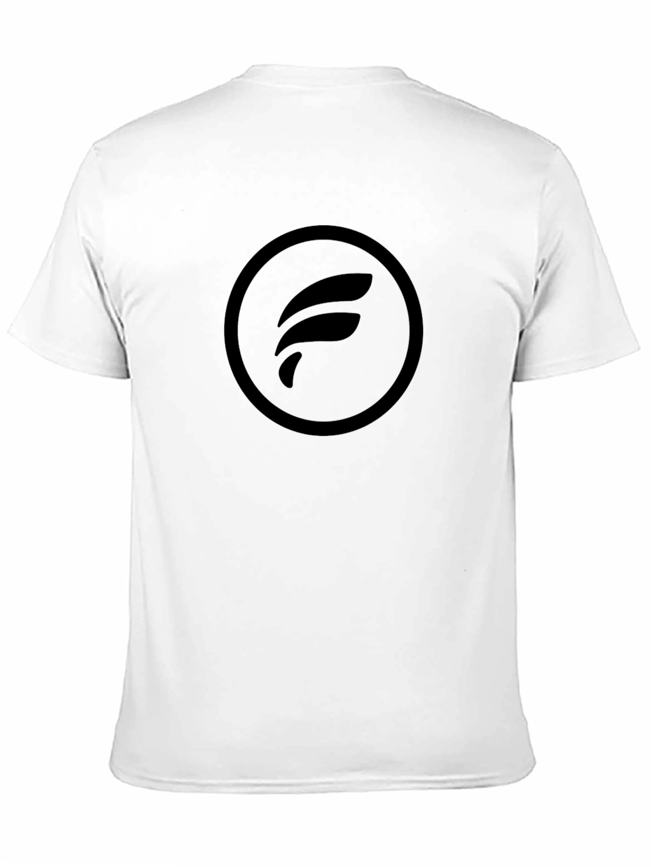 Mens Black Graphic Tee - Minimalist Design
