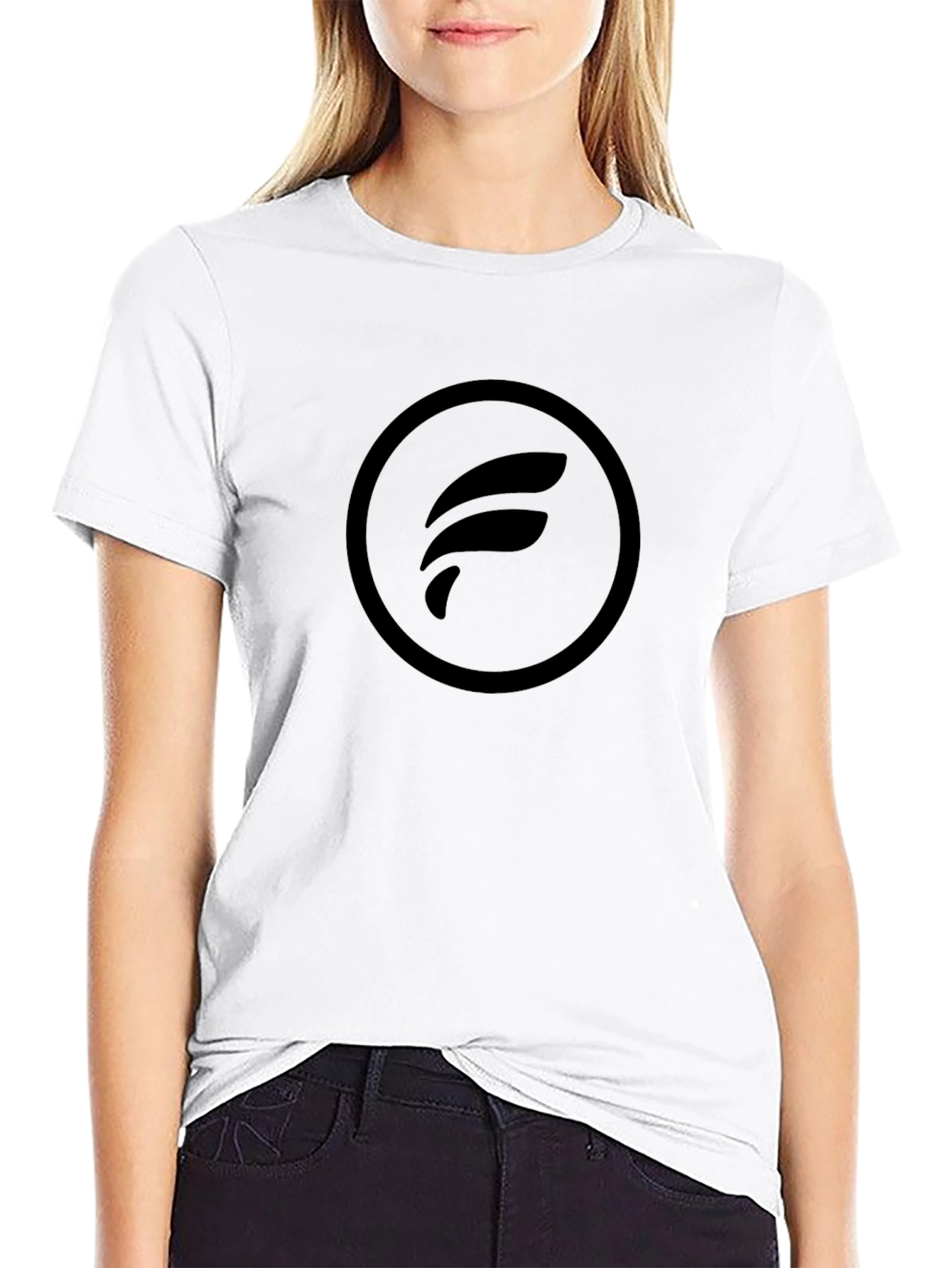Mens Black Graphic Tee - Minimalist Design