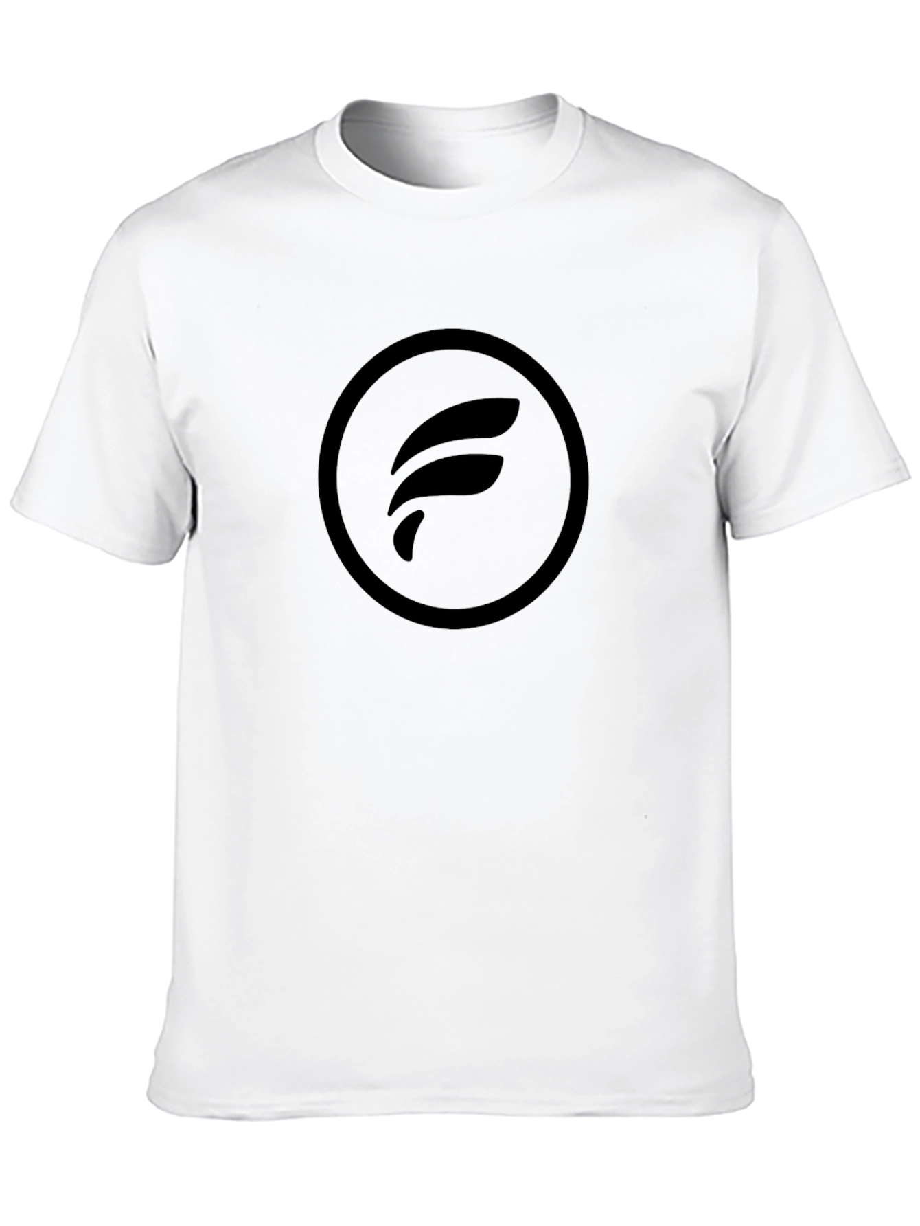 Mens Black Graphic Tee - Minimalist Design