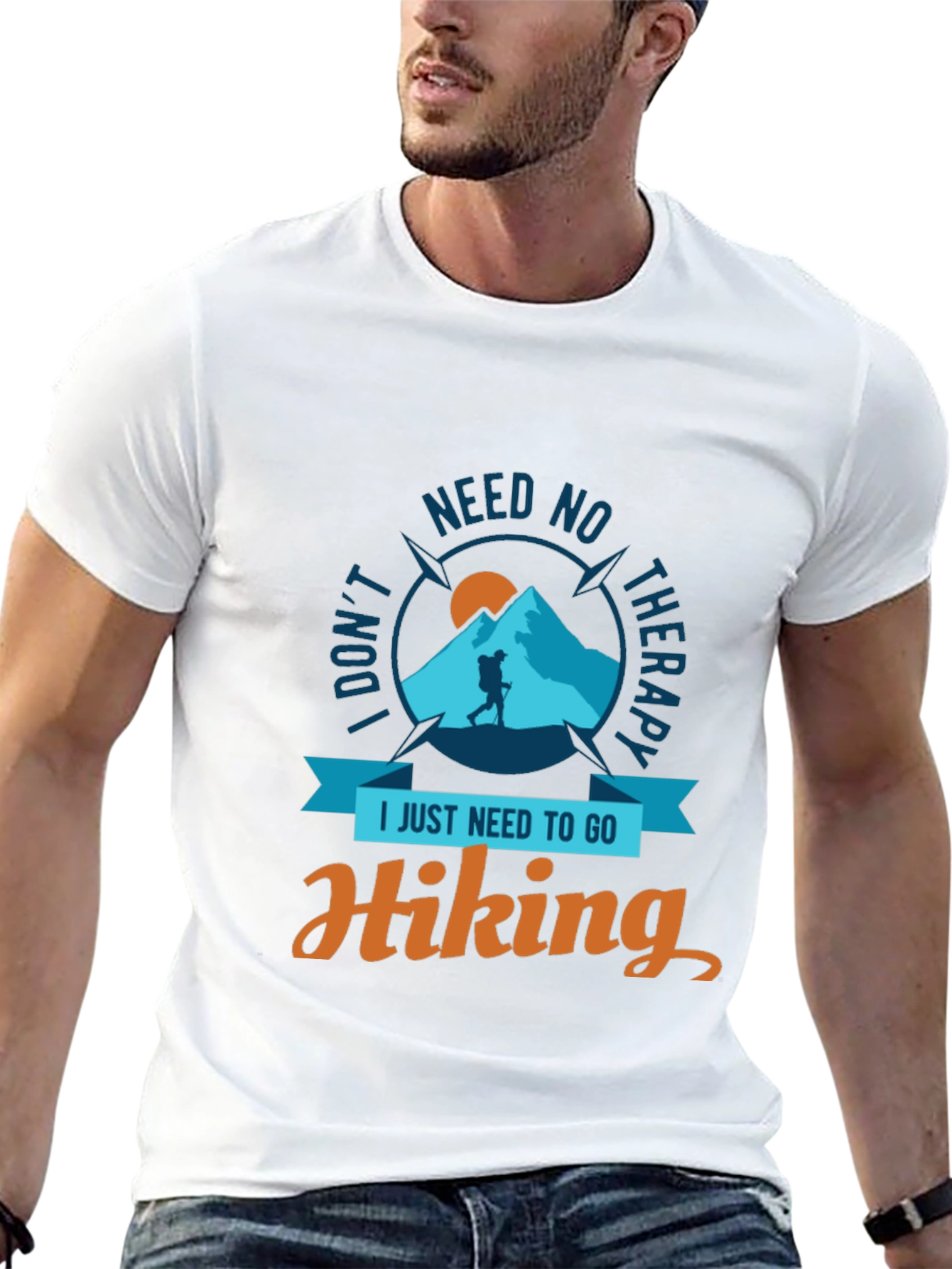 Hiking Therapy T-Shirt: Adventure Awaits!