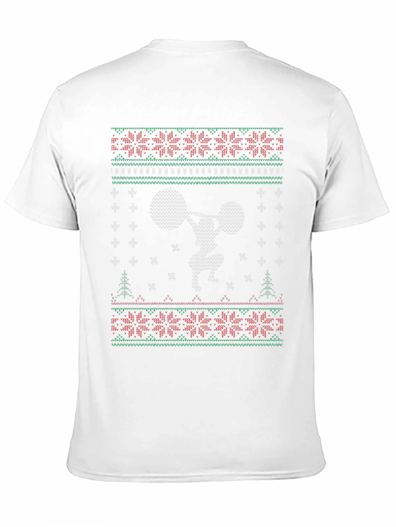Ugly Christmas Gym T-Shirt - Weightlifting Holiday Tee
