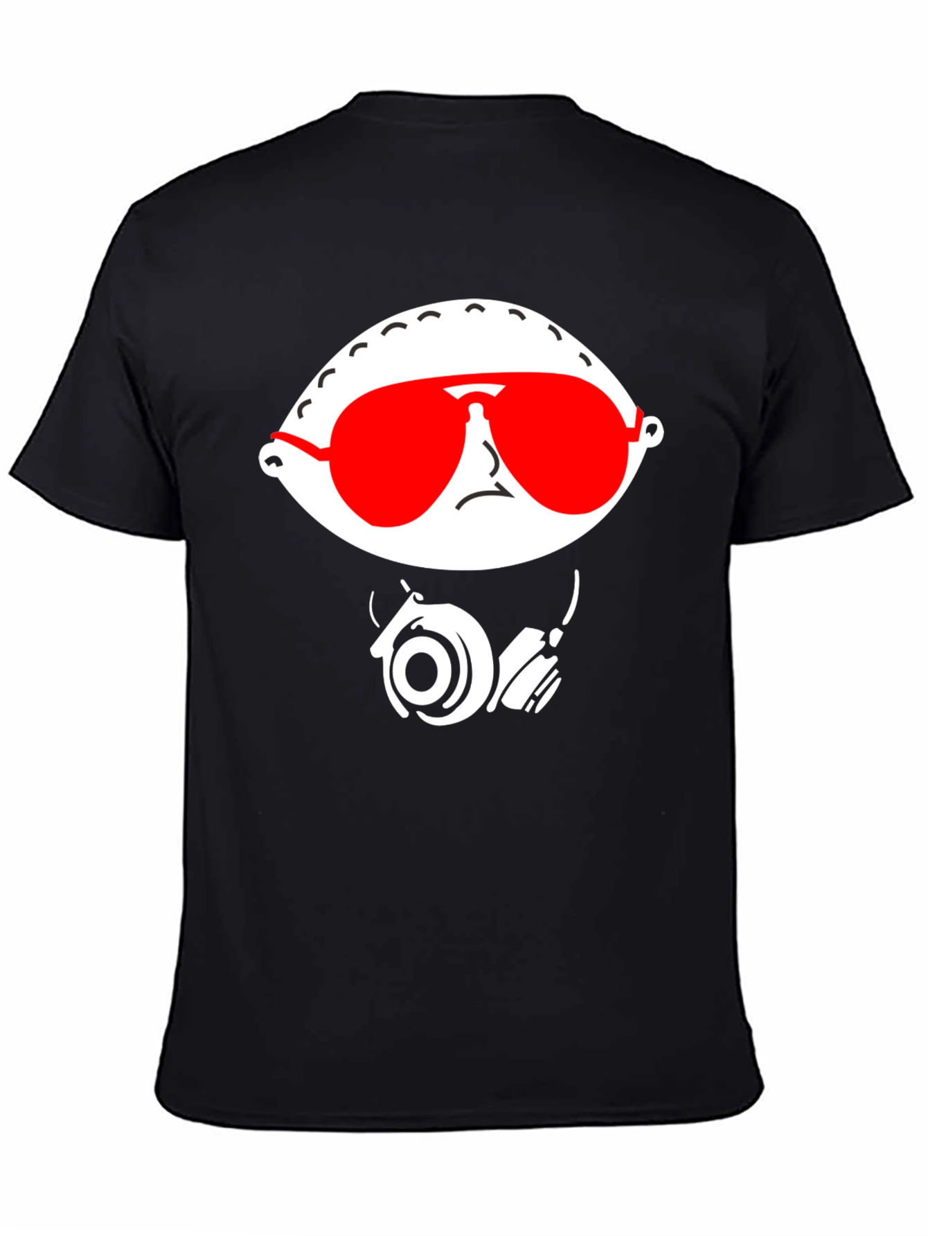 Stewie Griffin T-Shirt - Cool Red Shades & Headphones