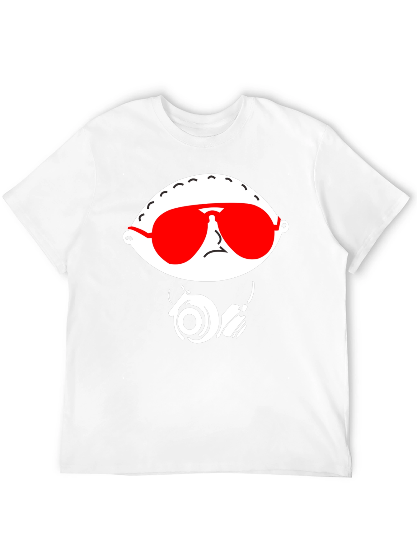 Stewie Griffin T-Shirt - Cool Red Shades & Headphones