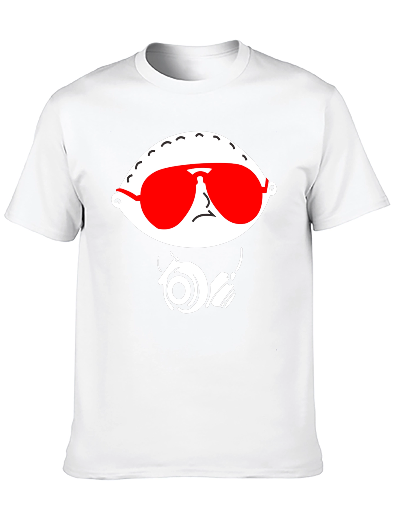 Stewie Griffin T-Shirt - Cool Red Shades & Headphones