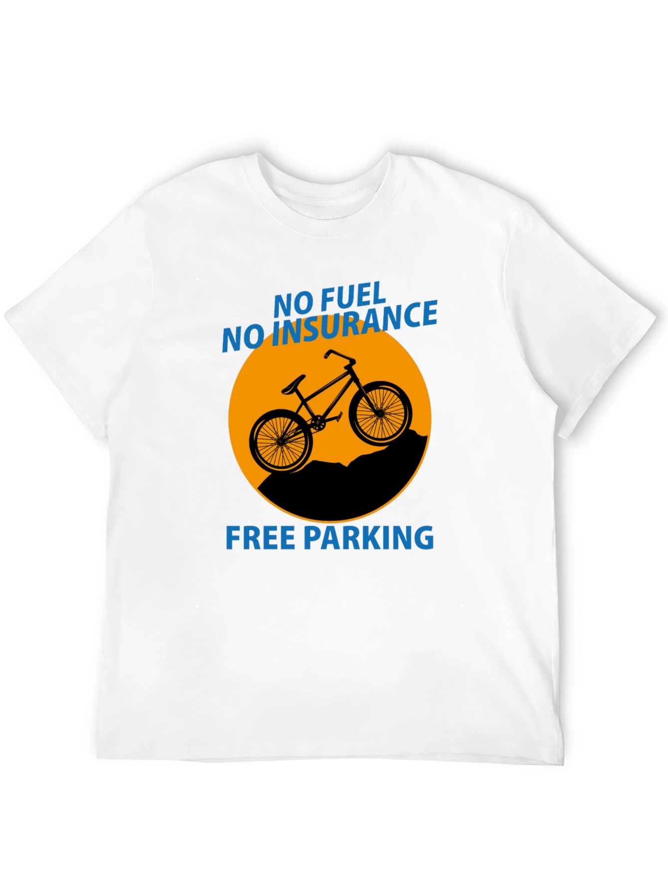No Fuel No Insurance Funny Bike T-Shirt