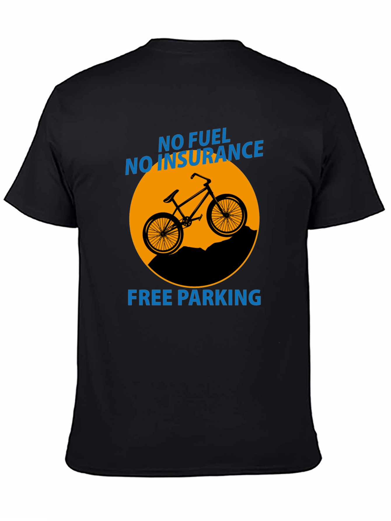 No Fuel No Insurance Funny Bike T-Shirt
