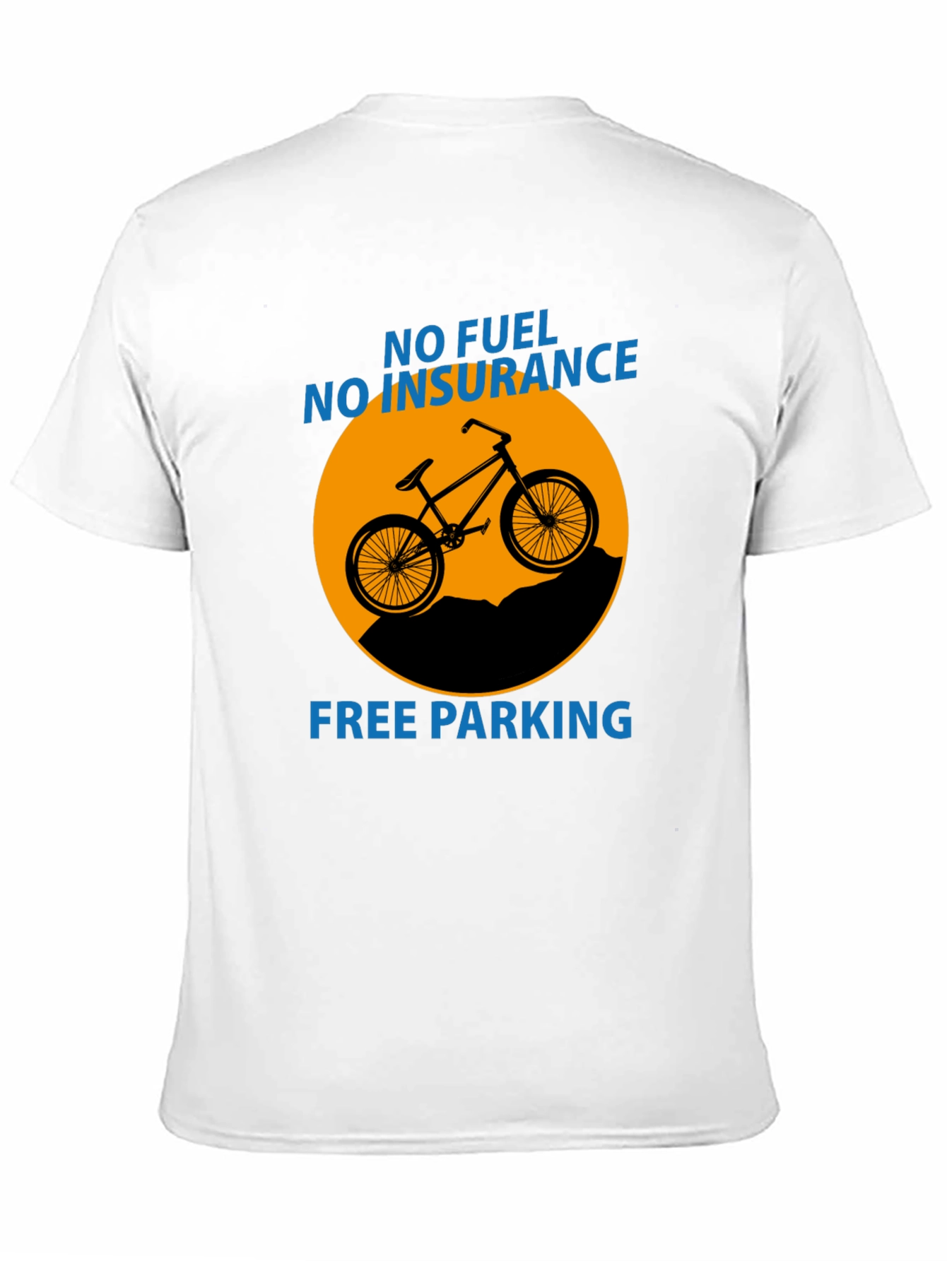 No Fuel No Insurance Funny Bike T-Shirt
