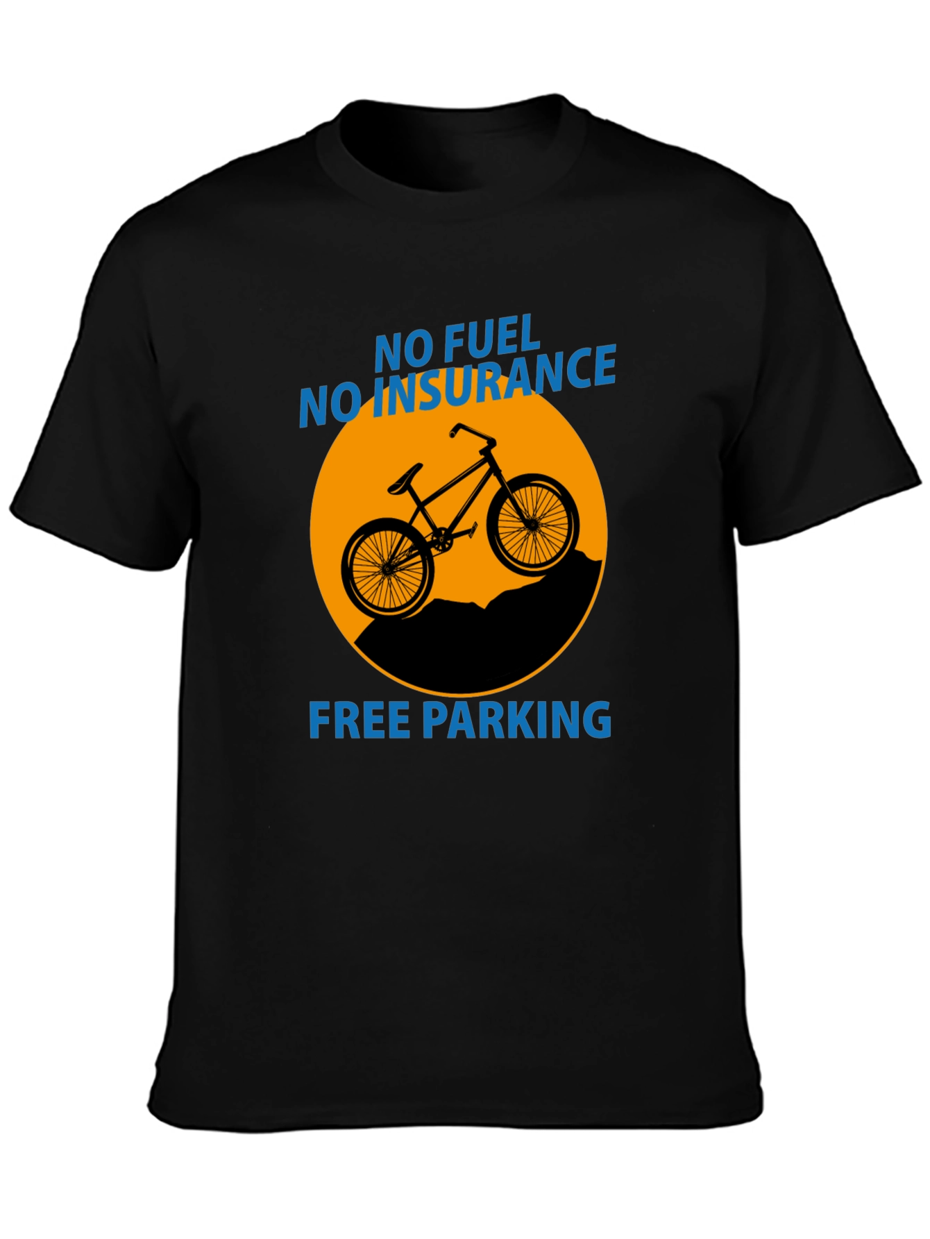 No Fuel No Insurance Funny Bike T-Shirt