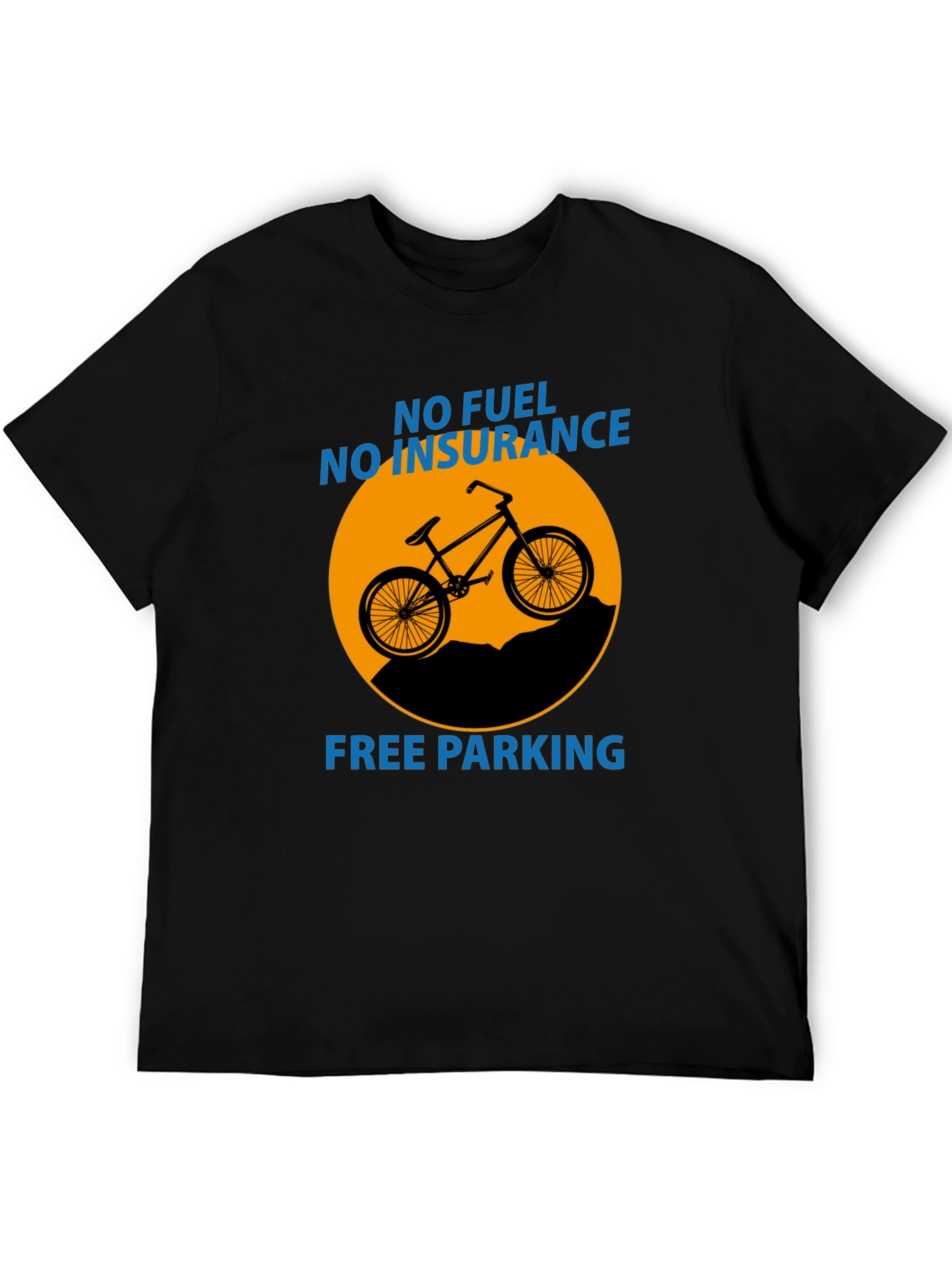 No Fuel No Insurance Funny Bike T-Shirt
