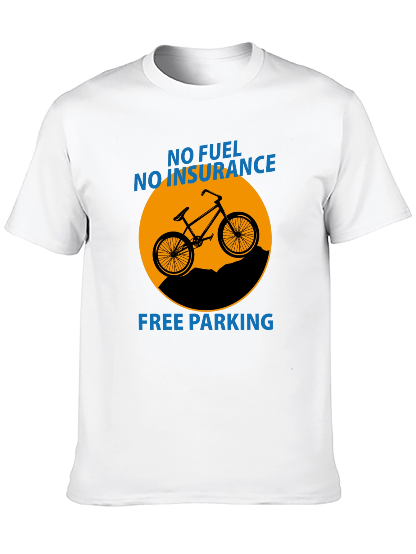 No Fuel No Insurance Funny Bike T-Shirt